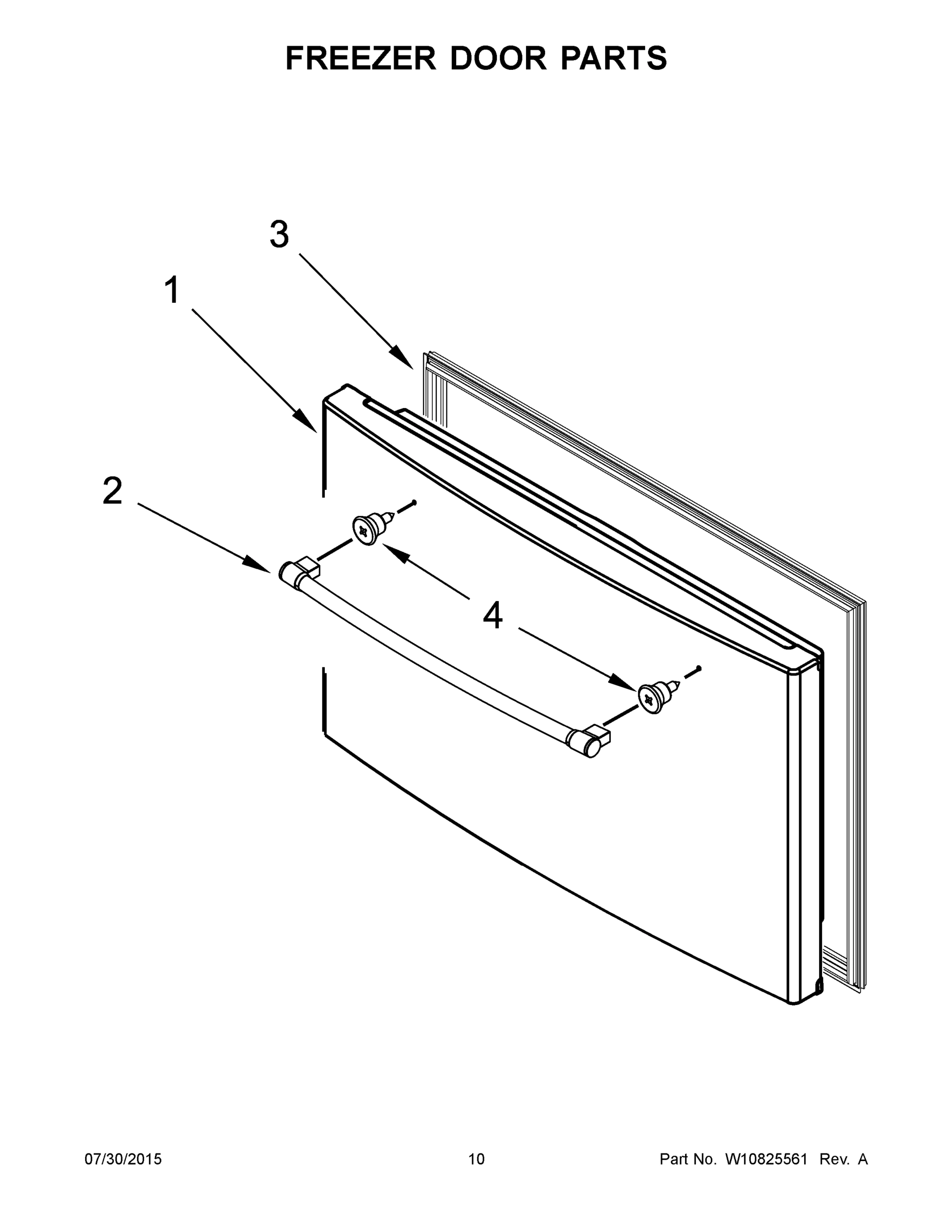 06 - FREEZER DOOR PARTS