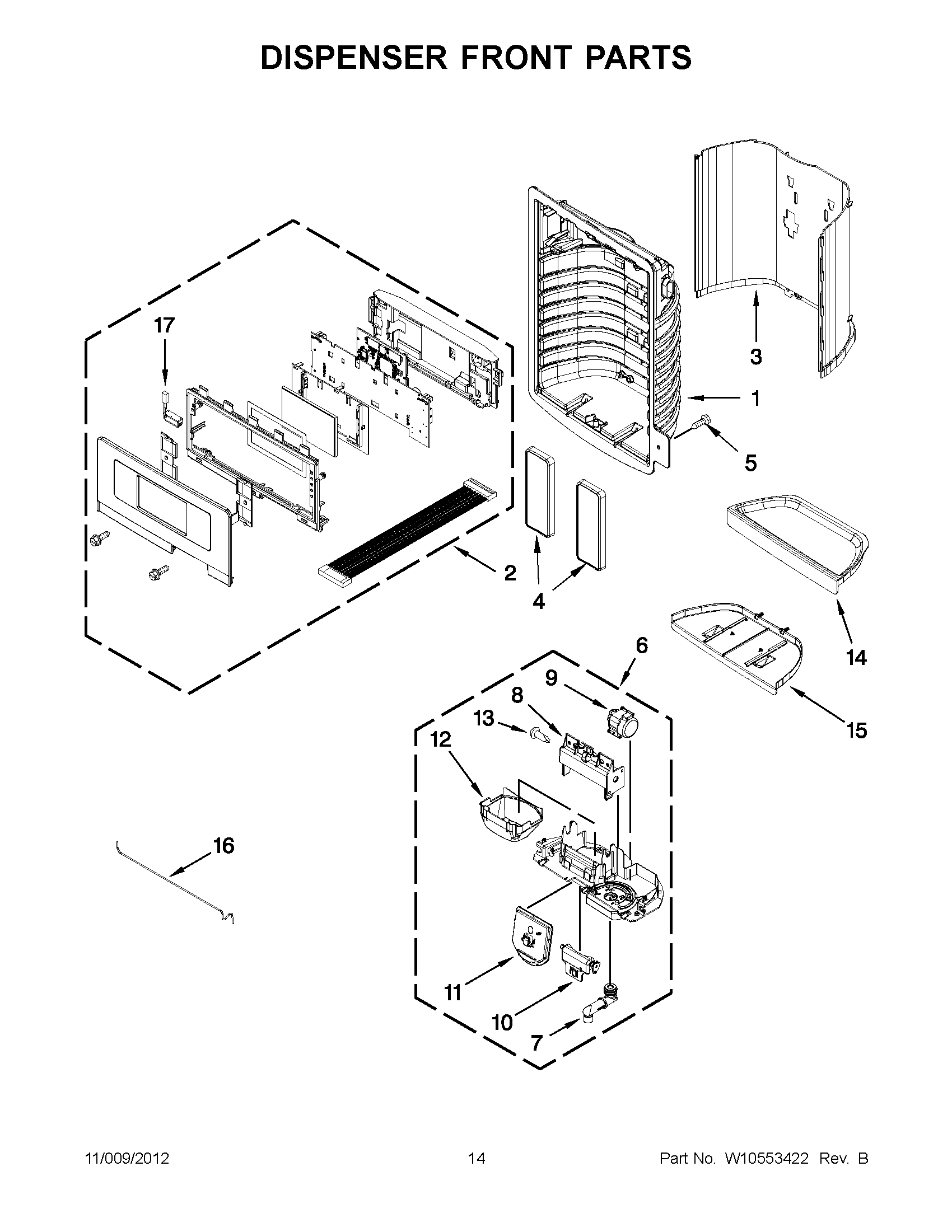 07 - DISPENSER FRONT PARTS