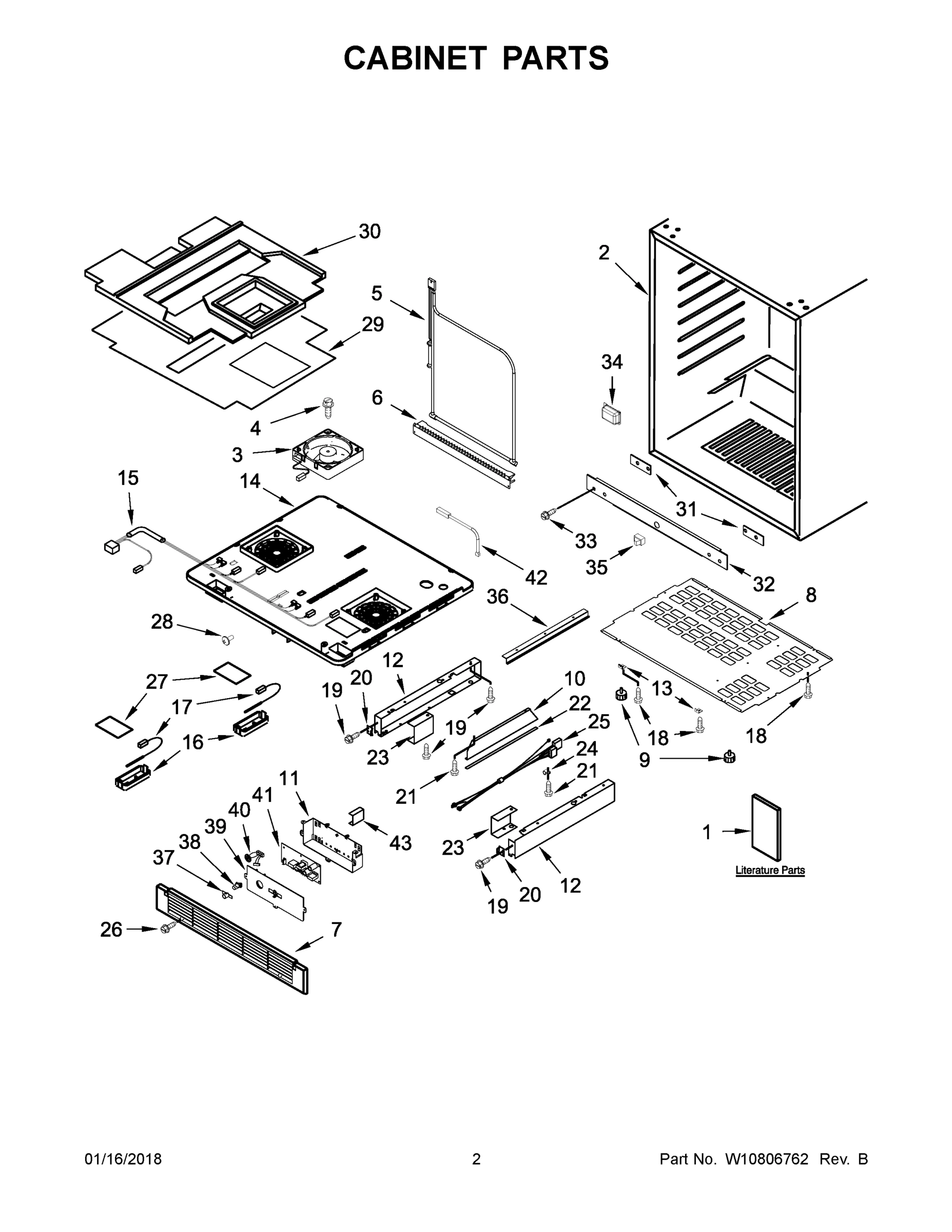 02 - CABINET PARTS