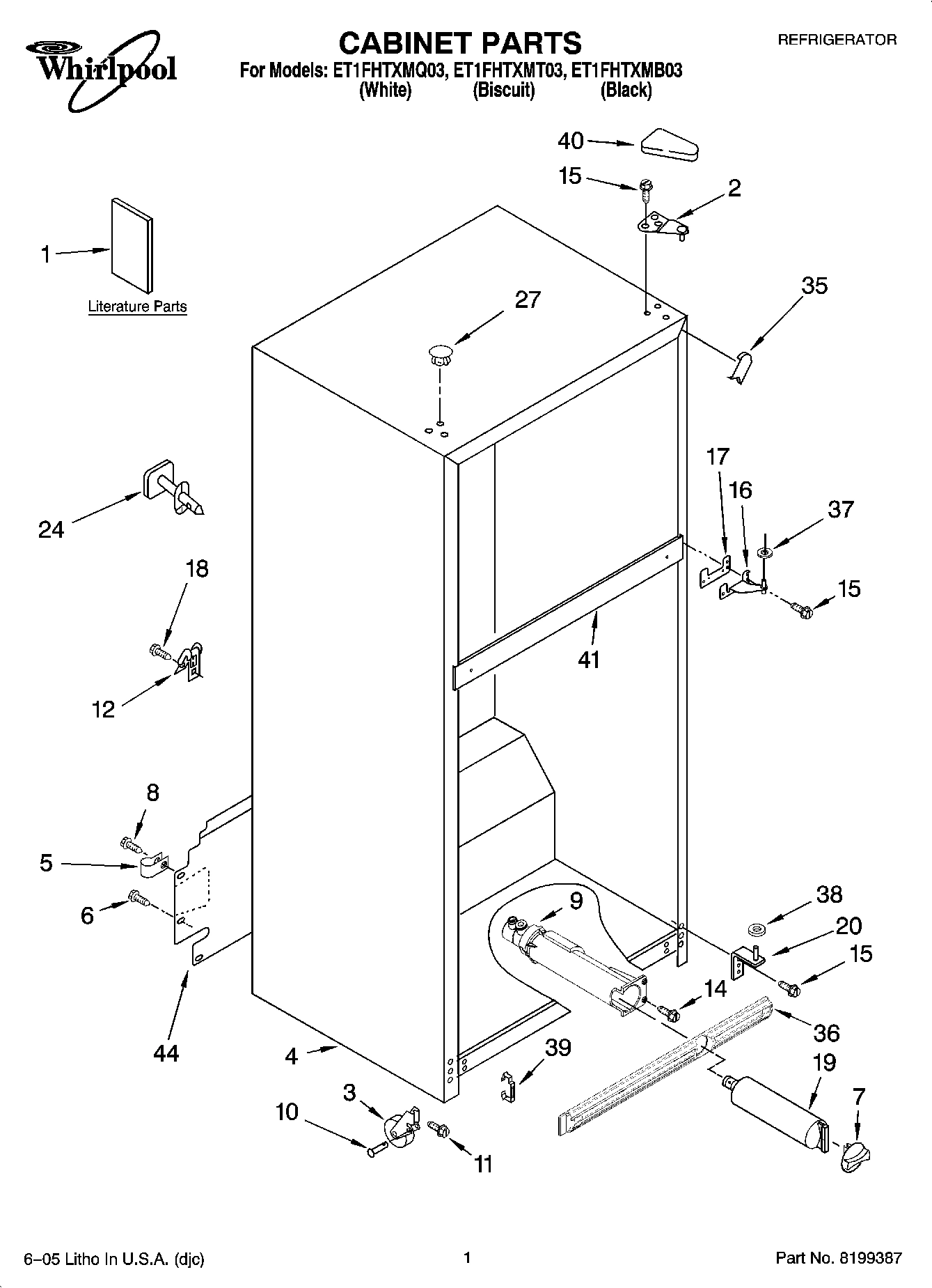 01 - CABINET PARTS