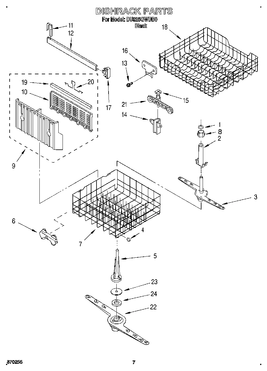05 - DISHRACK, LIT/OPTIONAL