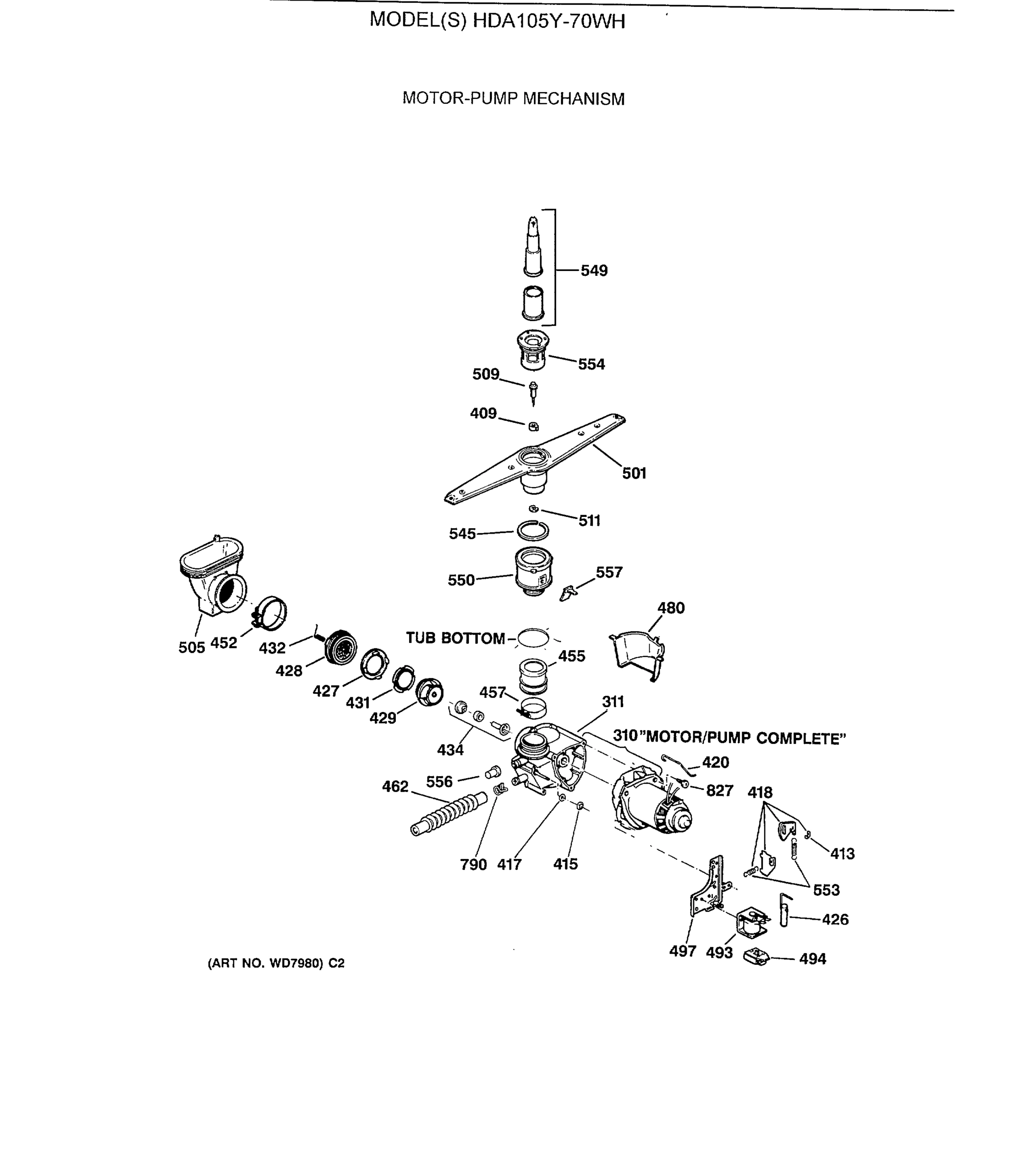 MOTOR-PUMP MECHANISM