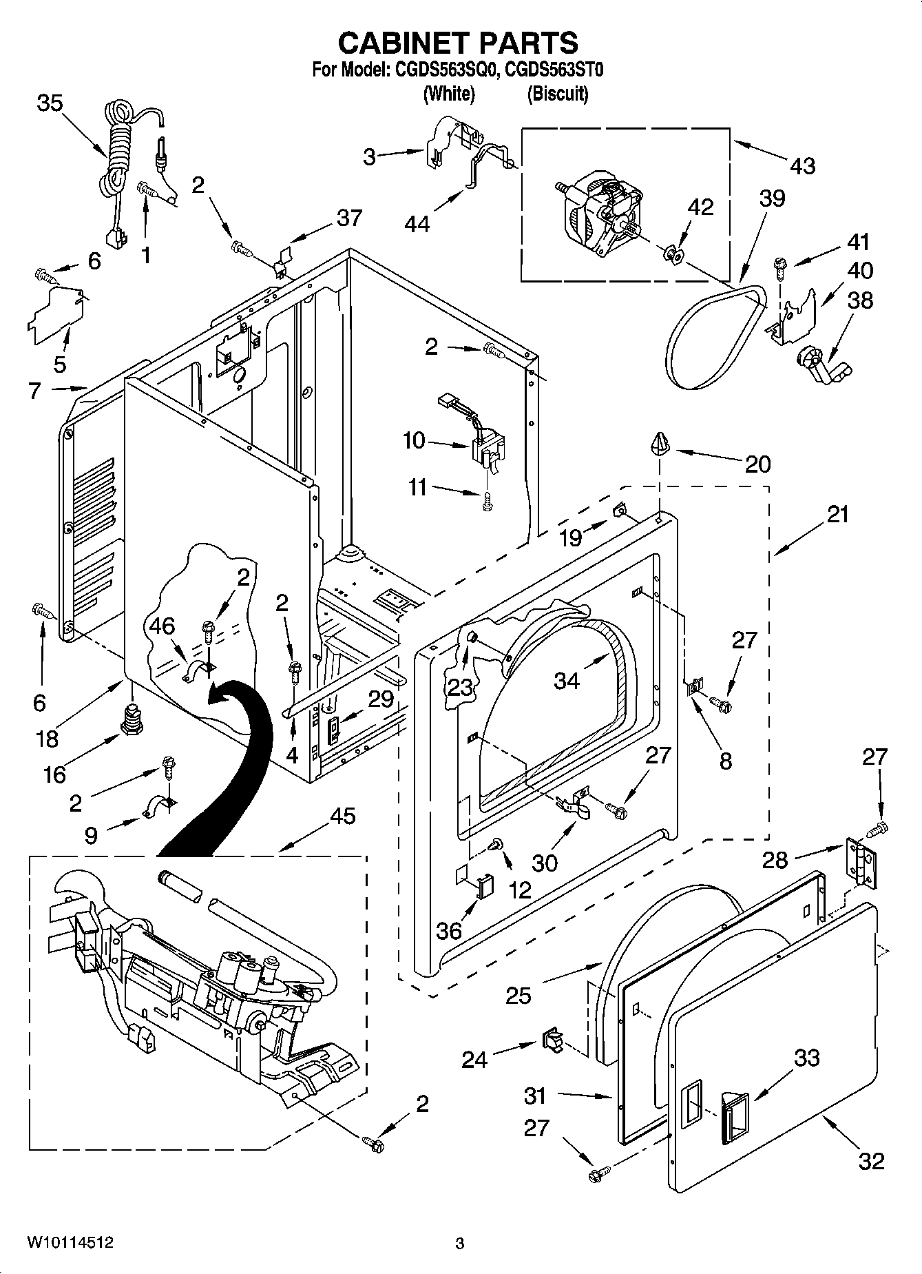 02 - CABINET PARTS