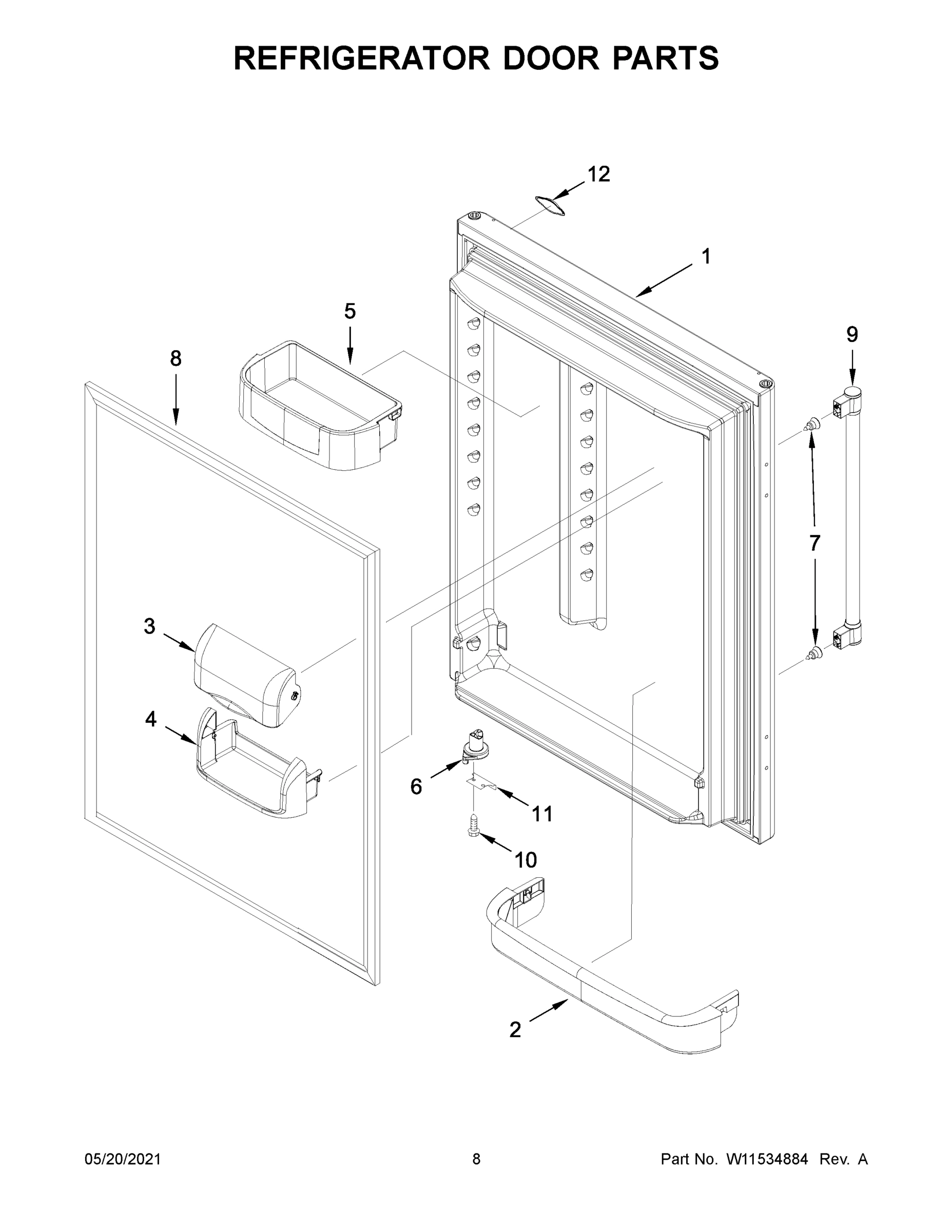 05 - REFRIGERATOR DOOR PARTS