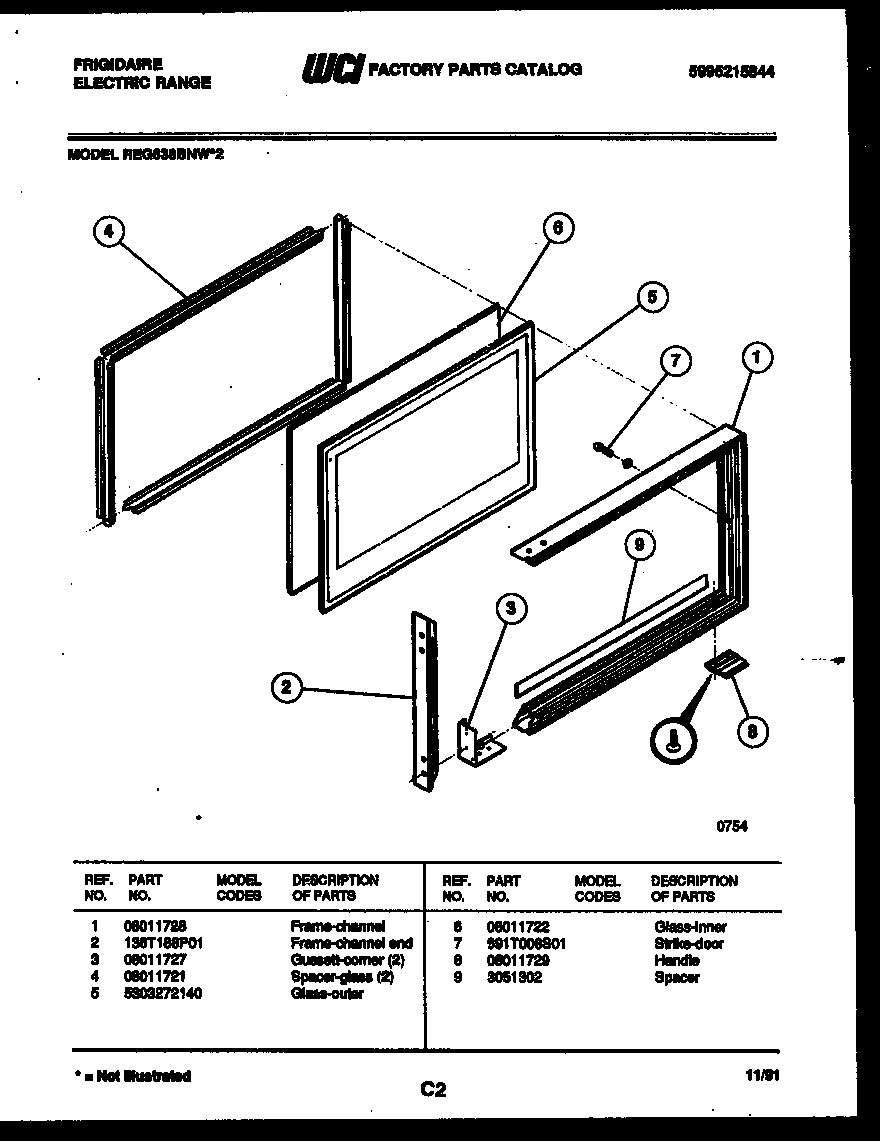 05 - UPPER OVEN DOOR PARTS