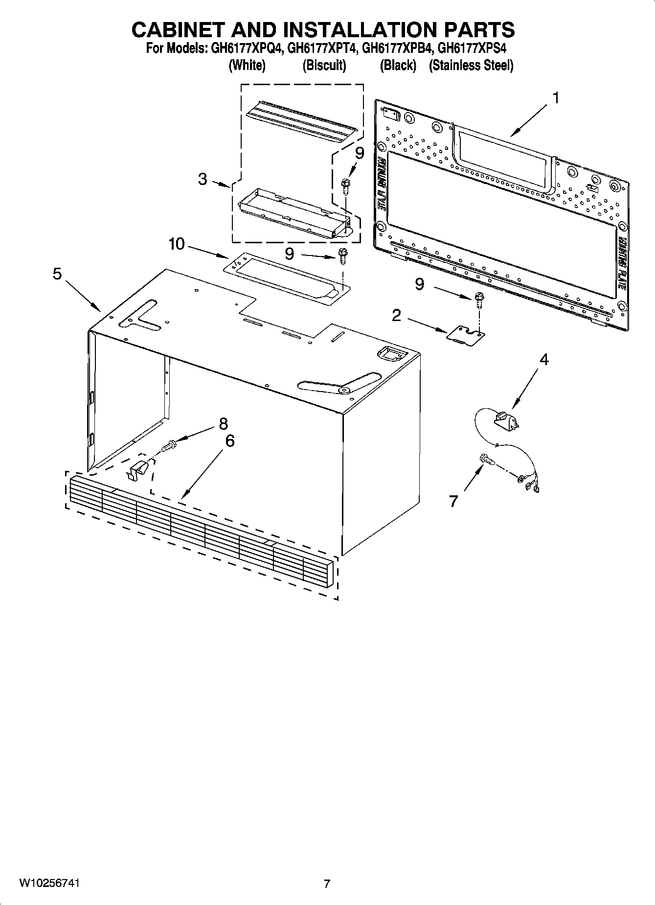 06 - CABINET AND INSTALLATION PARTS