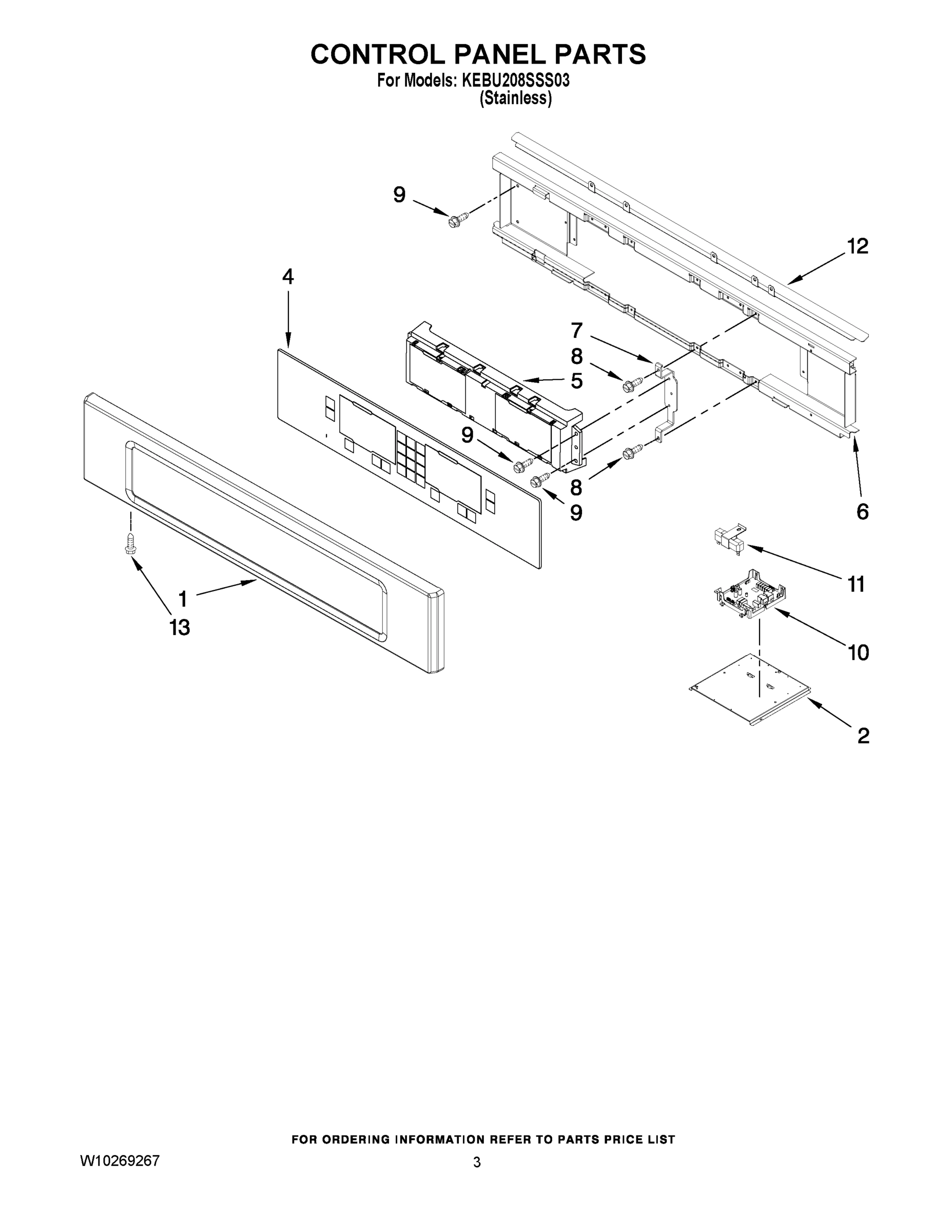 02 - CONTROL PANEL PARTS