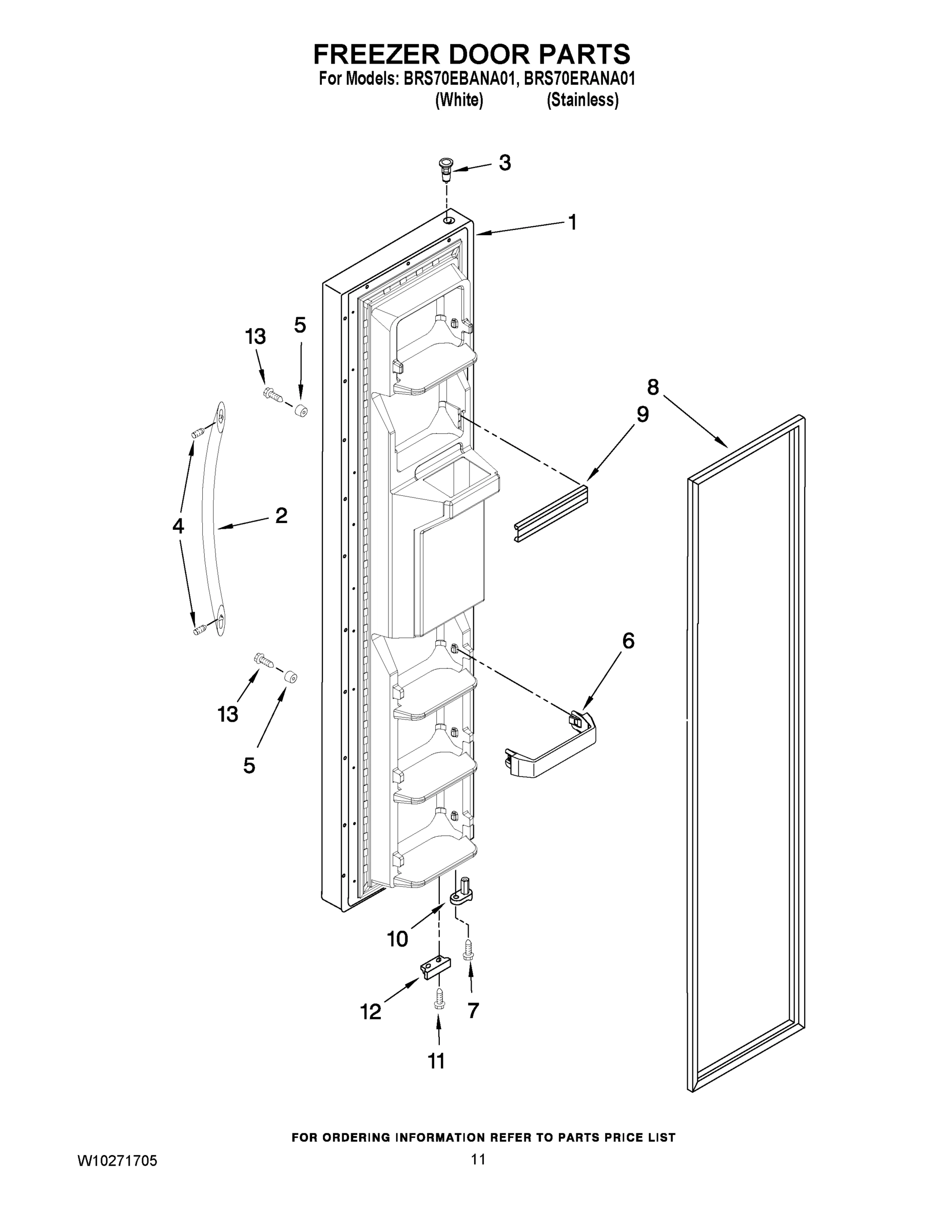 07 - FREEZER DOOR PARTS