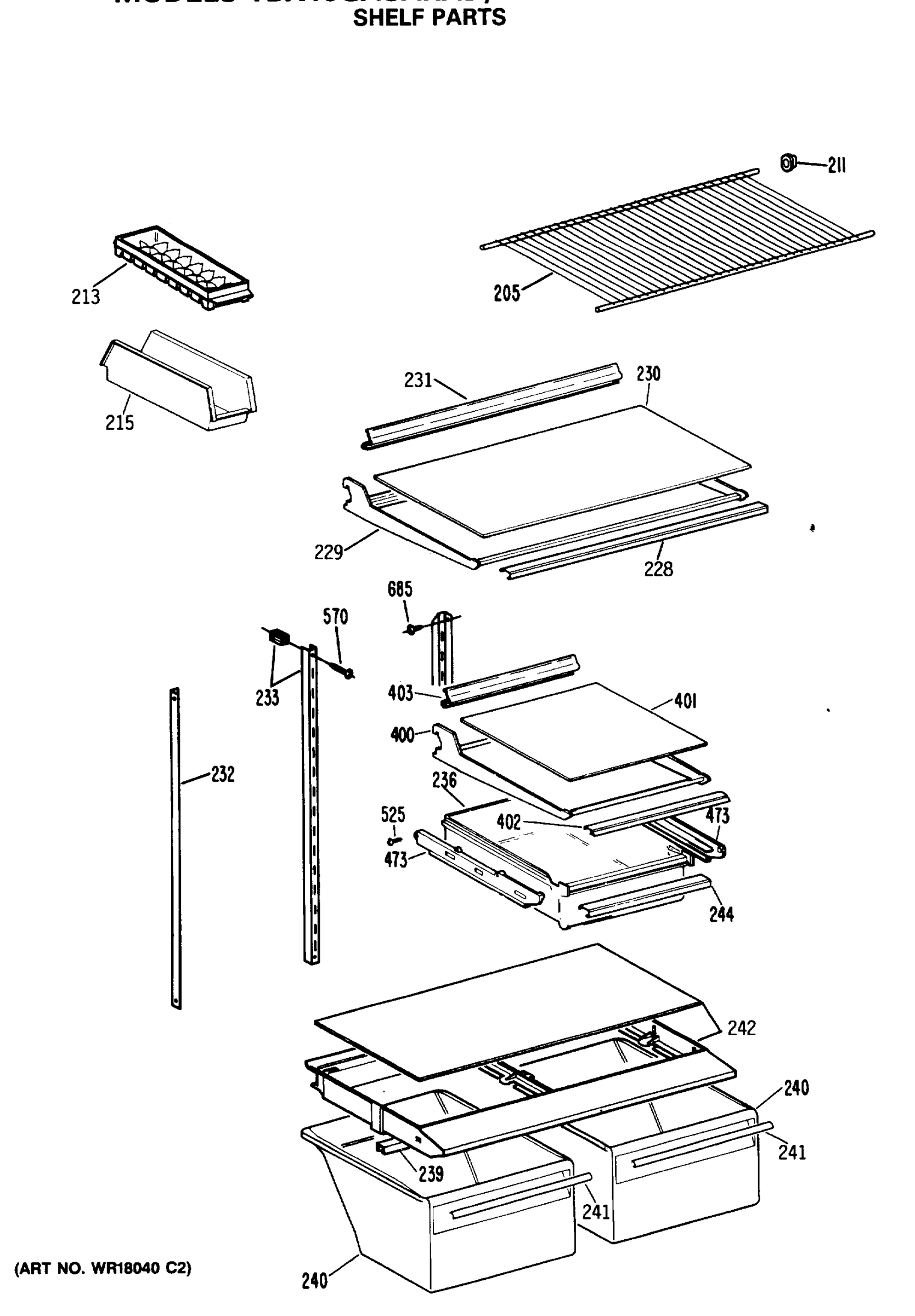 SHELF PARTS