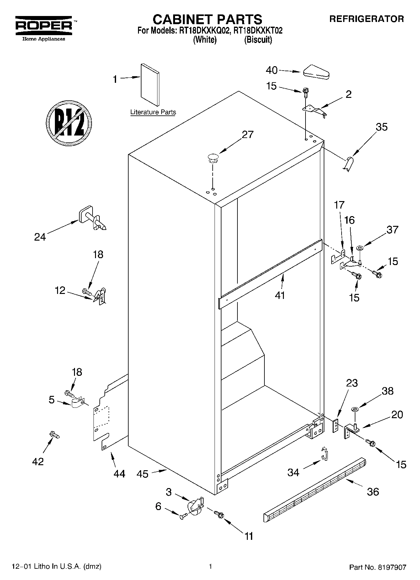 01 - CABINET, LITERATURE