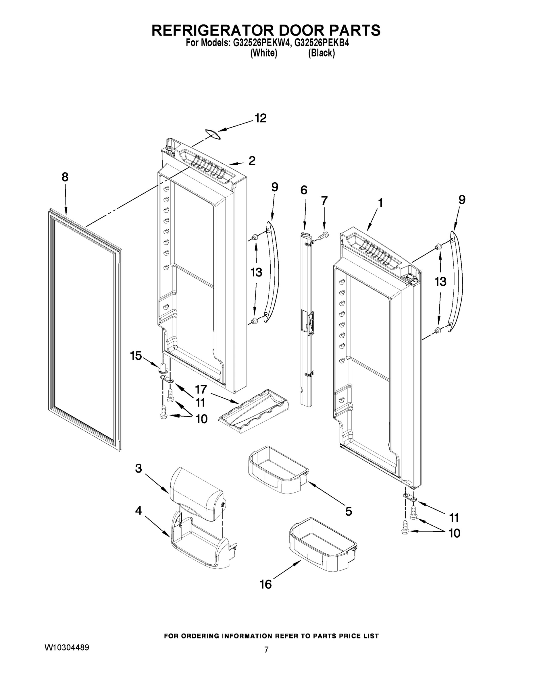 04 - REFRIGERATOR DOOR PARTS