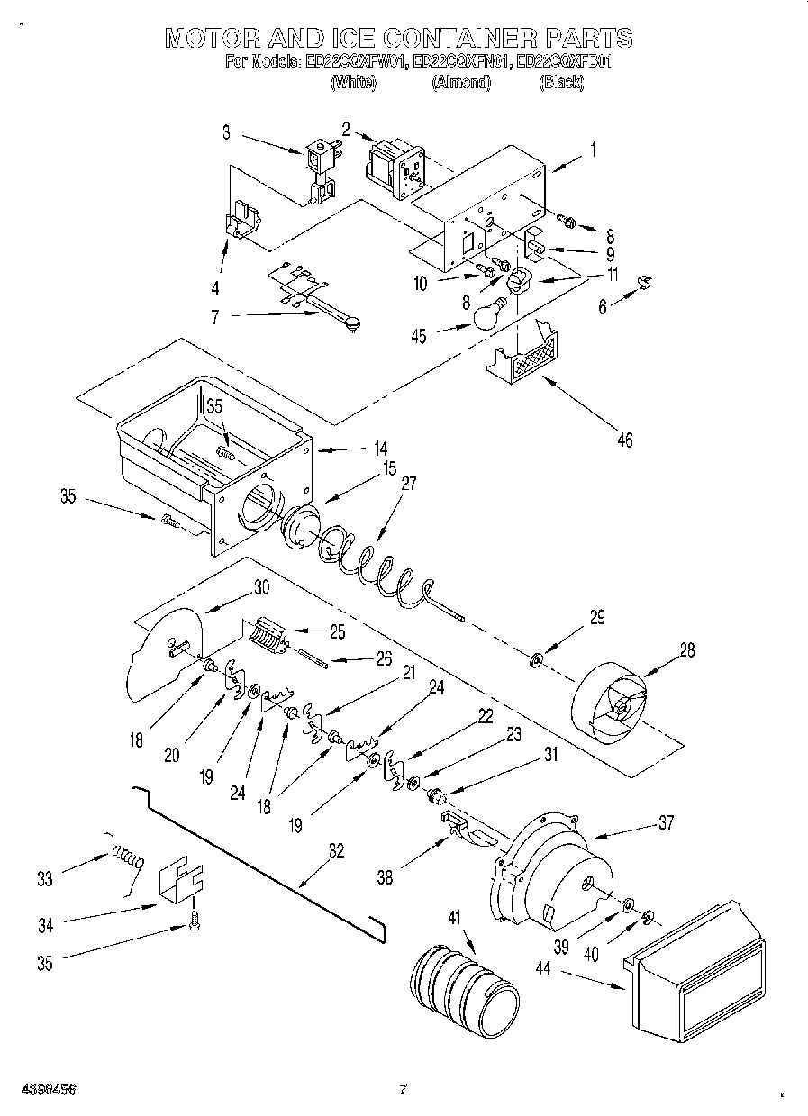 06 - MOTOR AND ICE CONTAINER