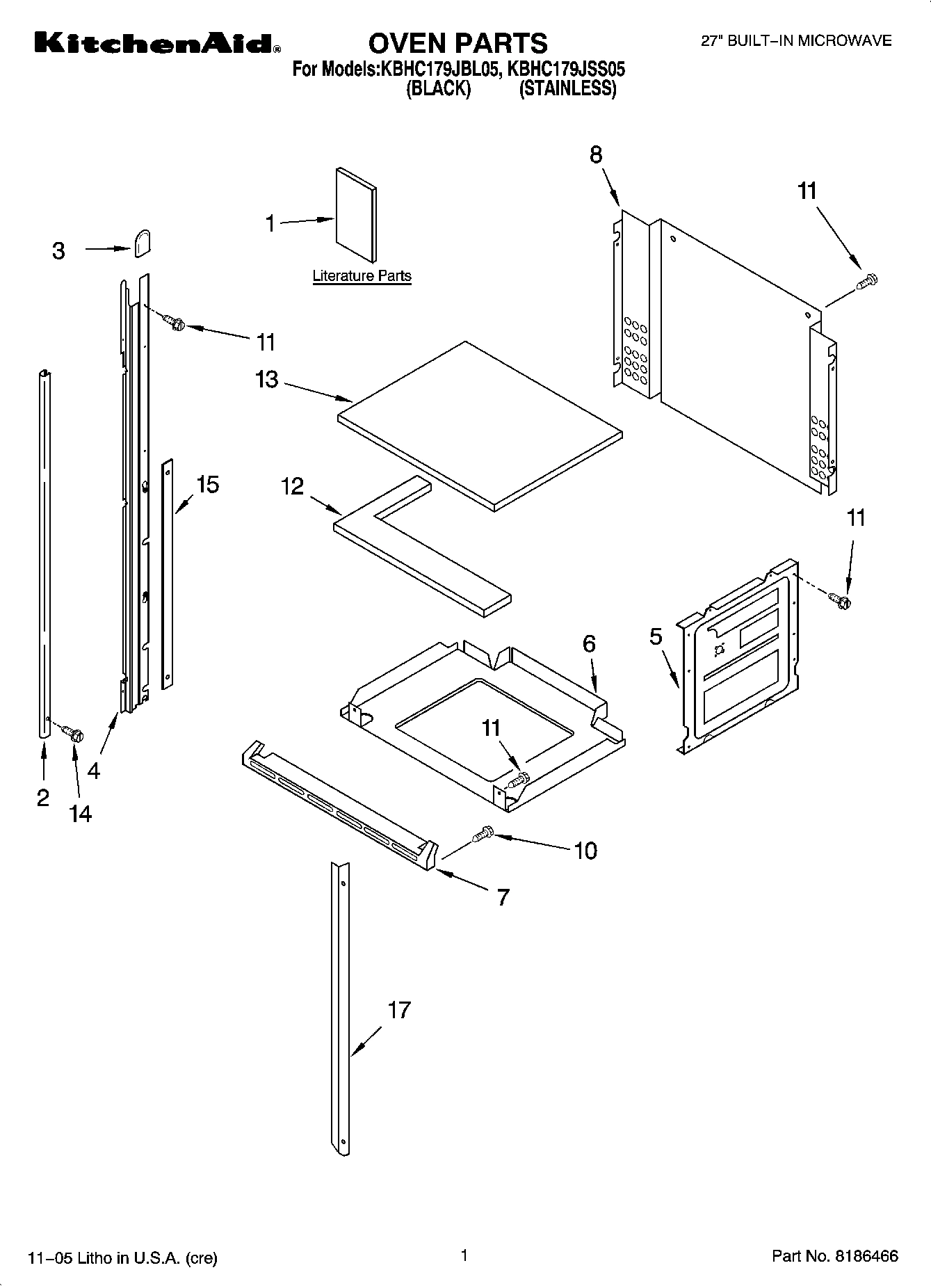 01 - OVEN PARTS