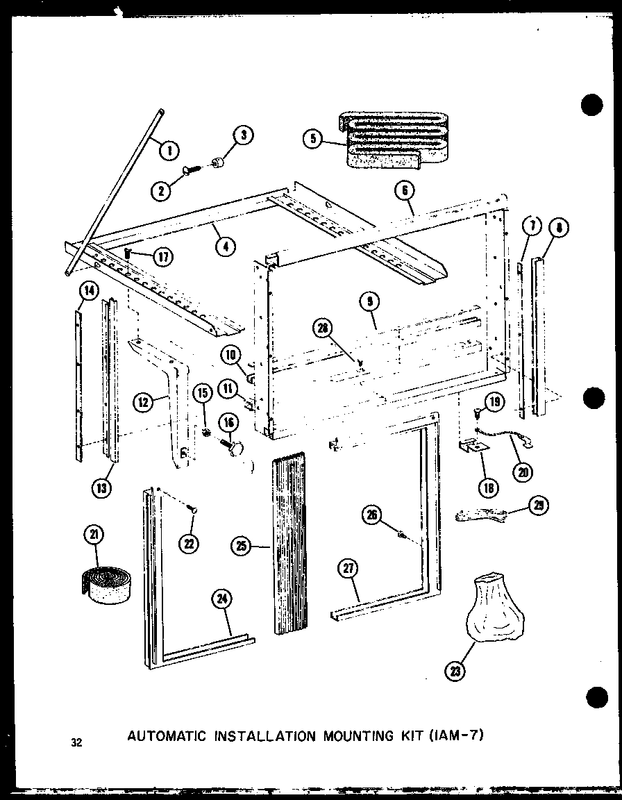 01 - AUTOMATIC INSTALLATION MTG KIT (IAM-7)