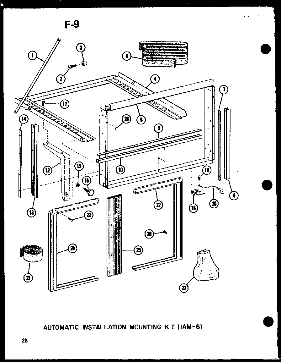 07 - AUTOMATIC INSTALLATION MTG KIT (IAM-6)