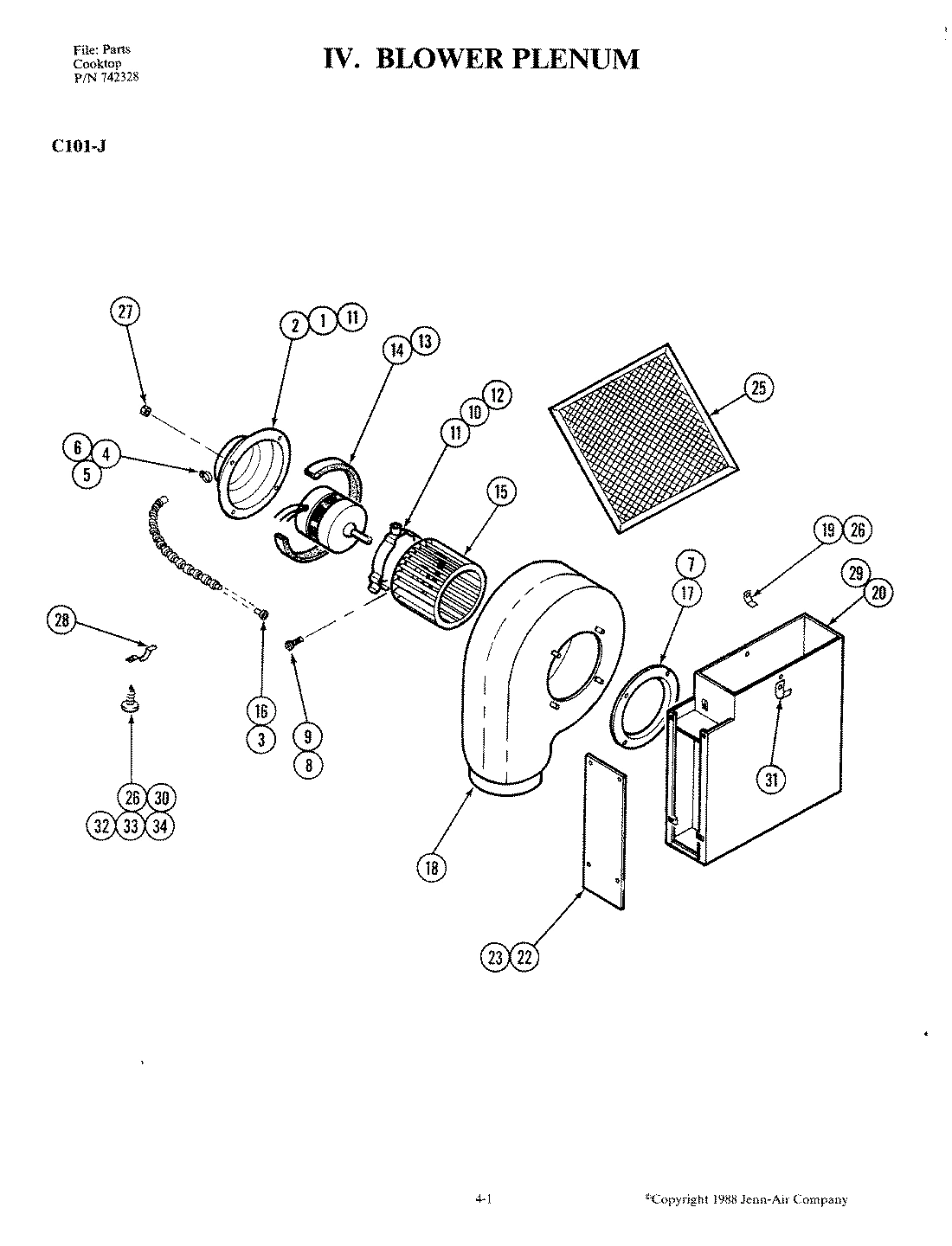 01 - BLOWER PLENUM