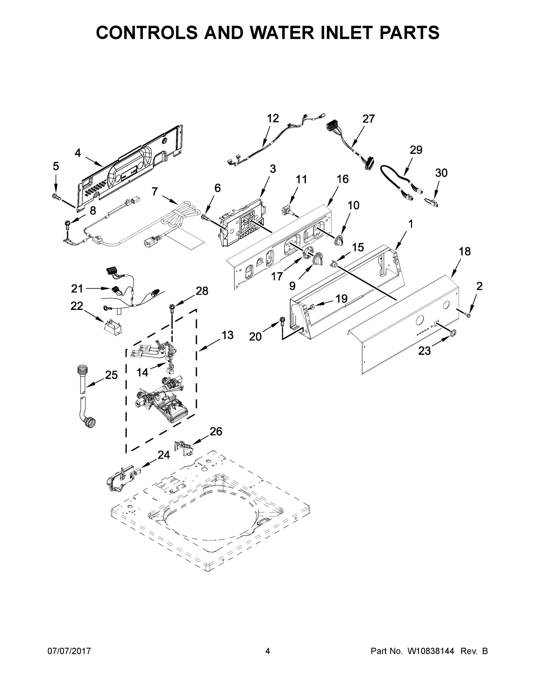 03 - CONTROLS AND WATER INLET PARTS