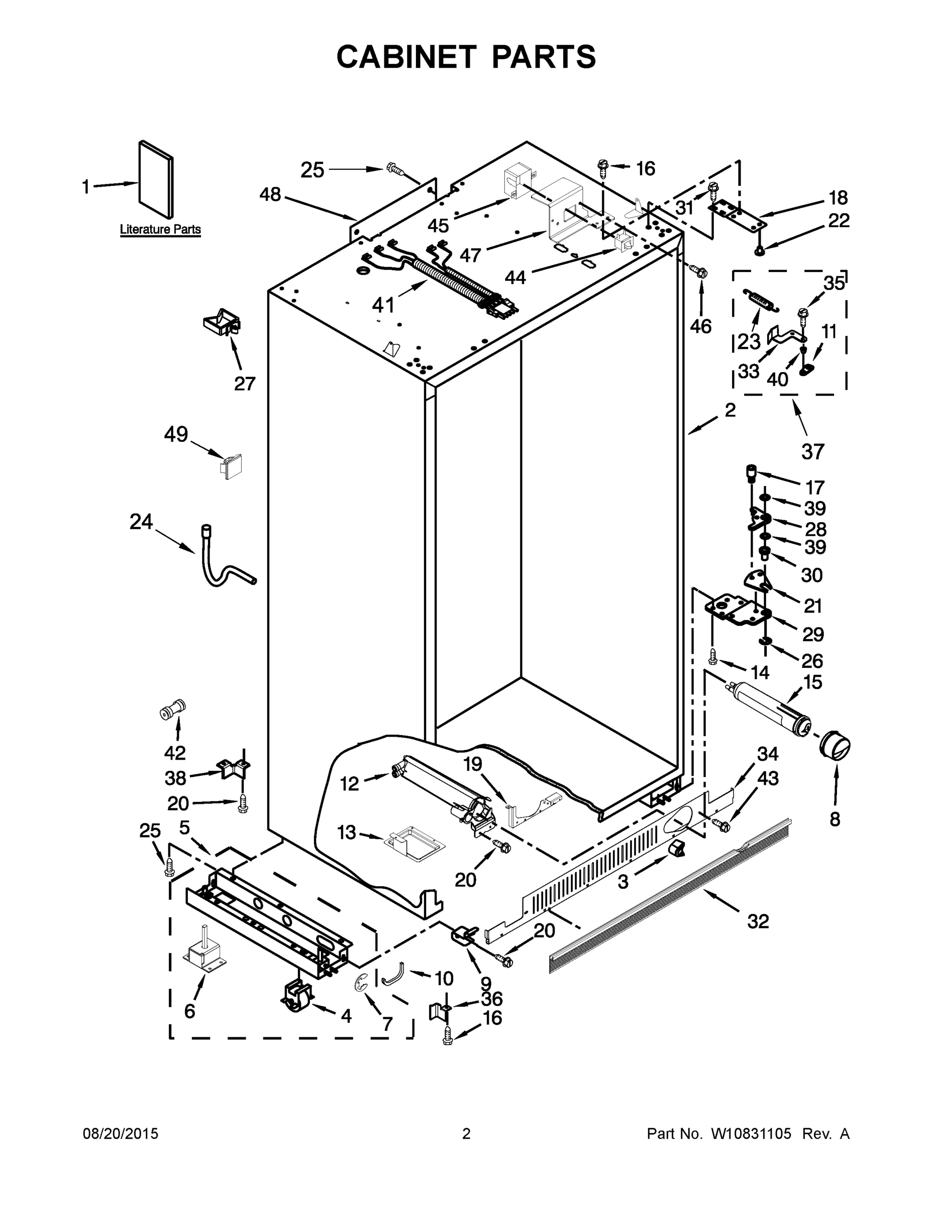 02 - CABINET PARTS
