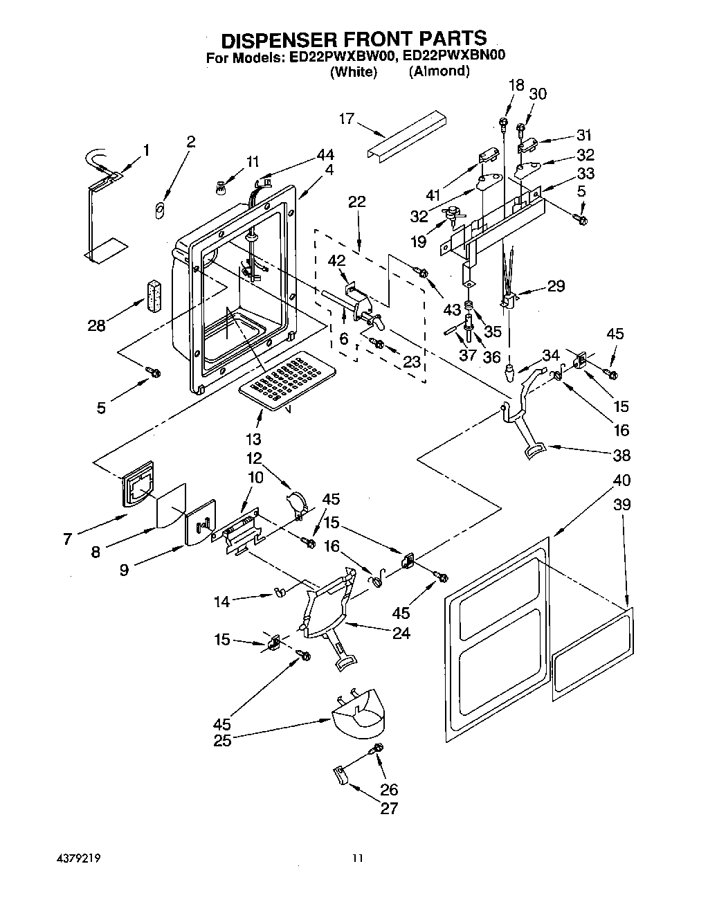 08 - DISPENSER FRONT
