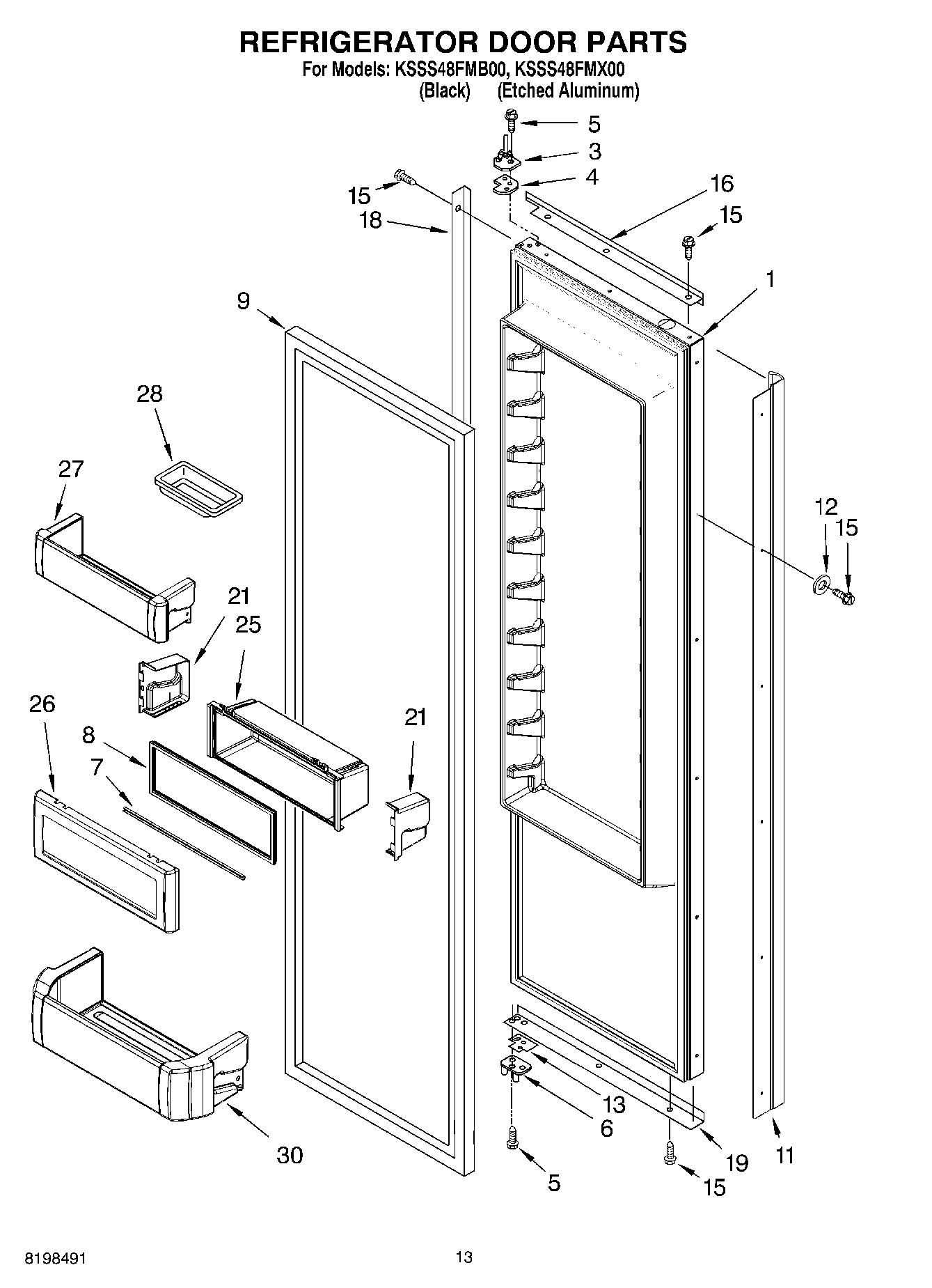 09 - REFRIGERATOR DOOR PARTS