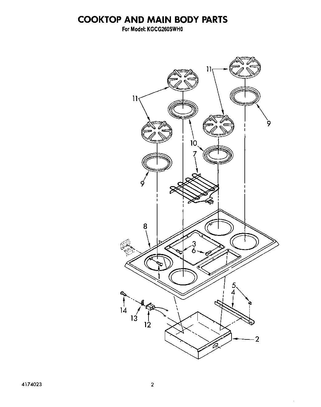 02 - COOKTOP AND MAIN BODY, LITERATURE