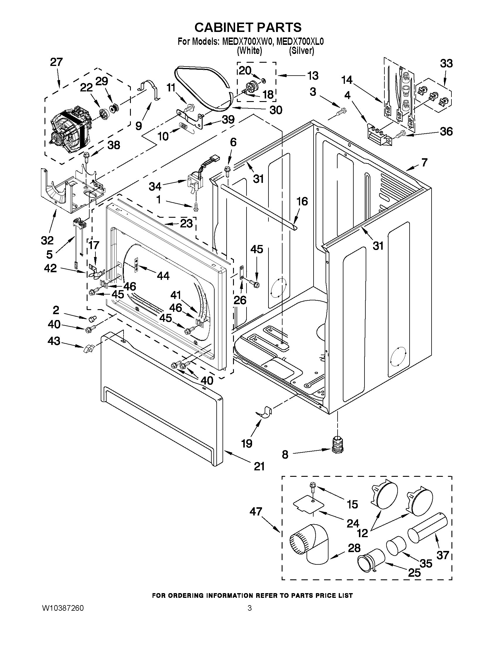 02 - CABINET PARTS