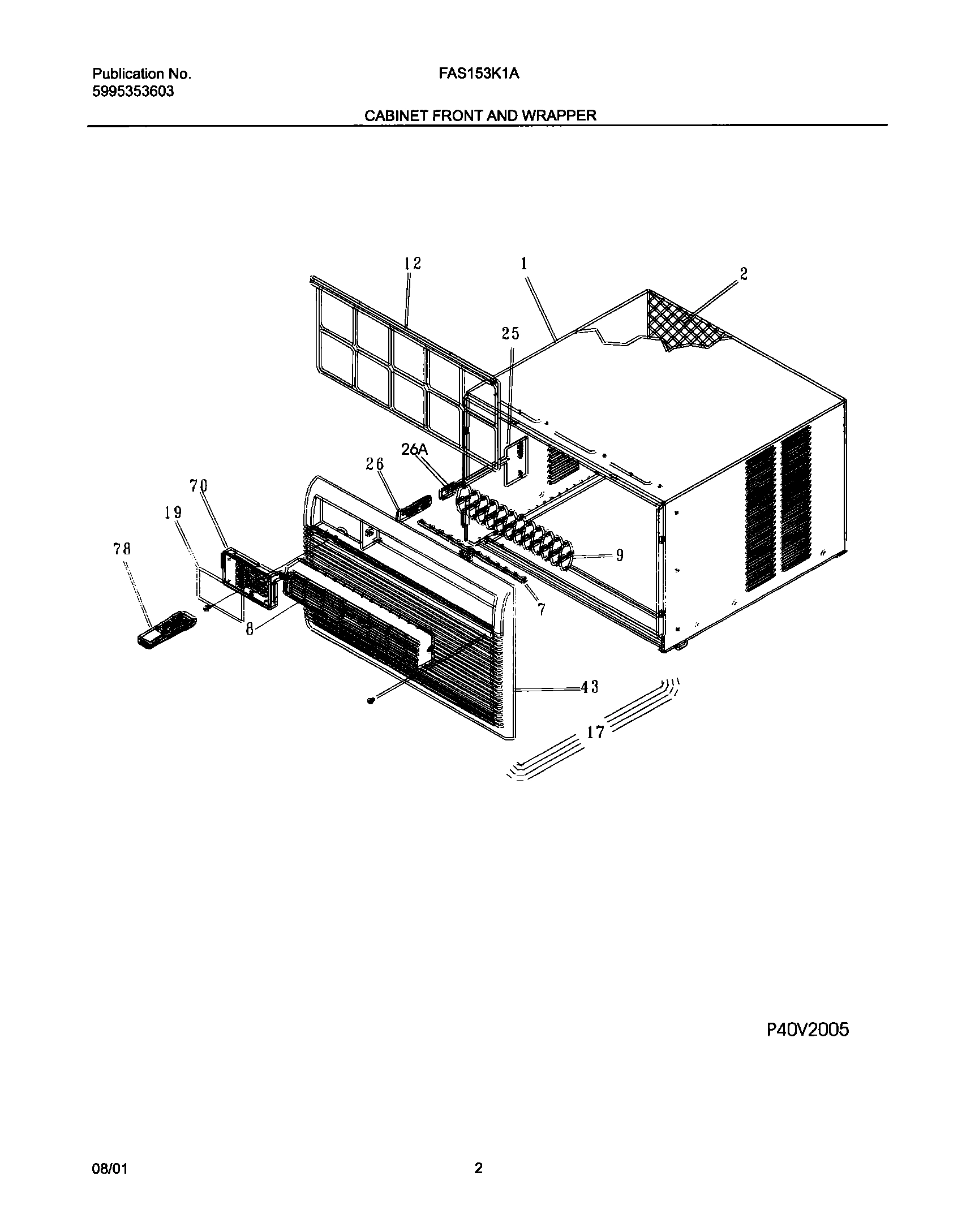 03 - CABINET FRONT AND WRAPPER