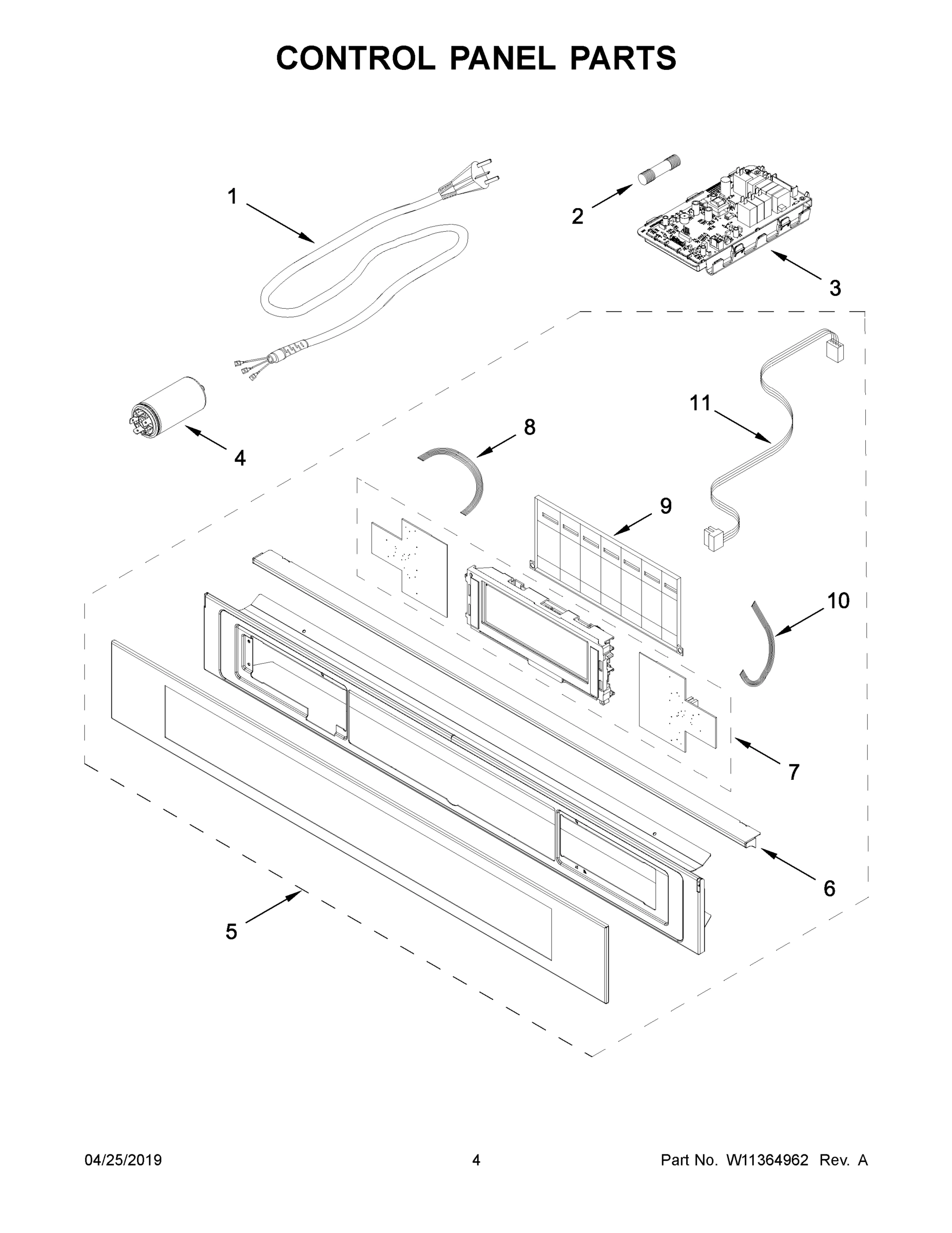 03 - CONTROL PANEL PARTS