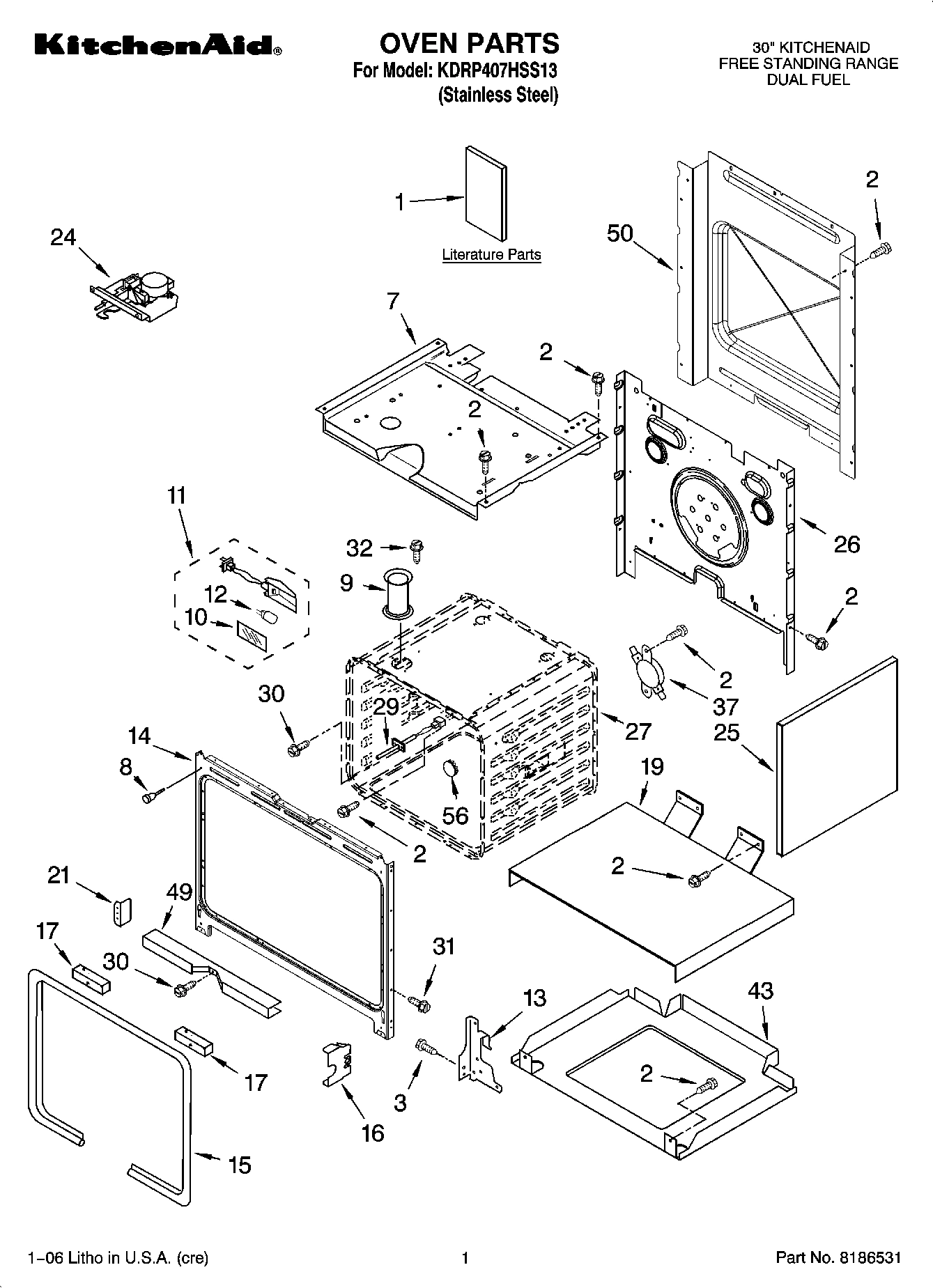 01 - OVEN PARTS