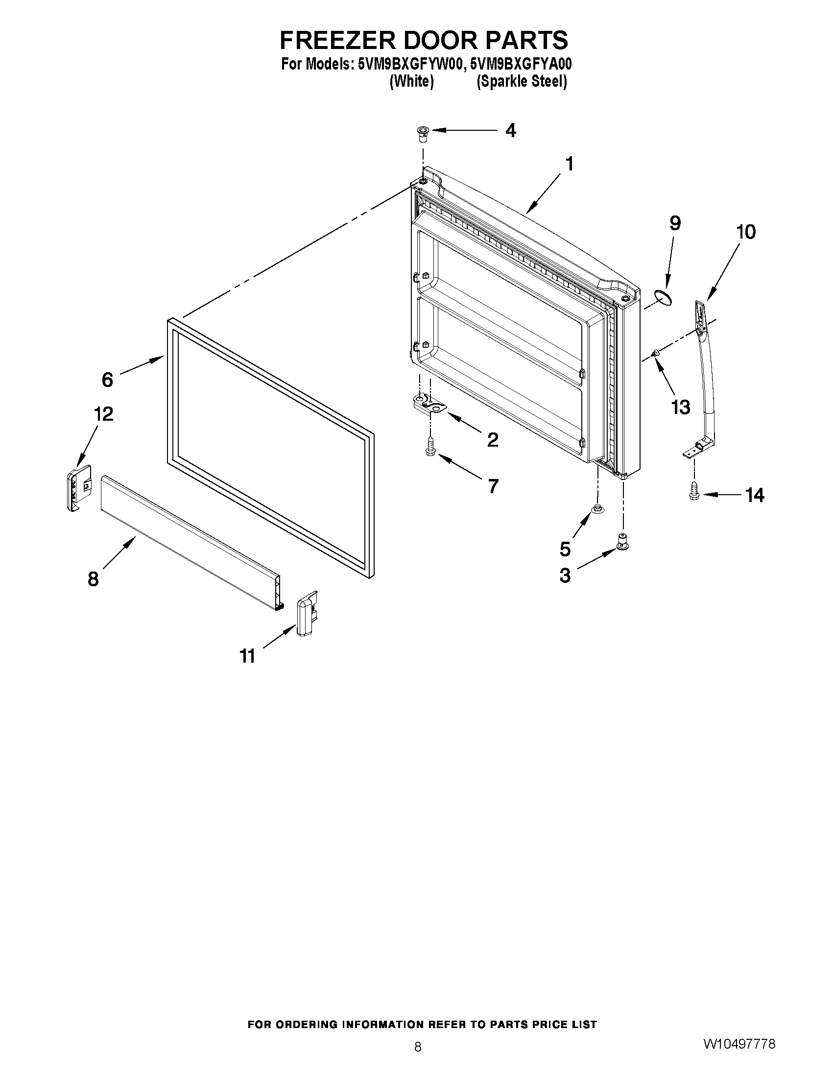 05 - FREEZER DOOR PARTS