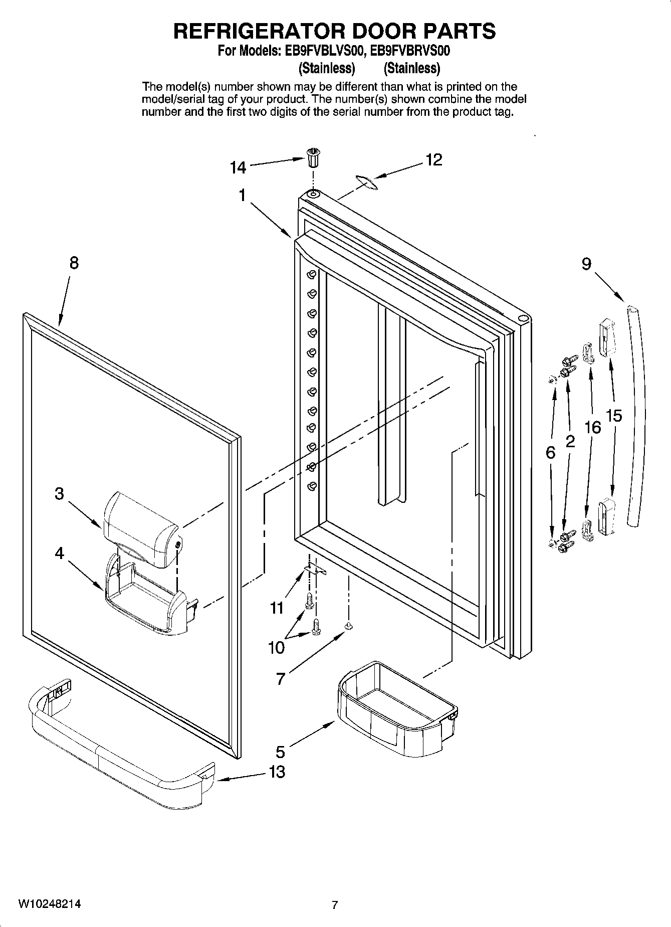 05 - REFRIGERATOR DOOR PARTS