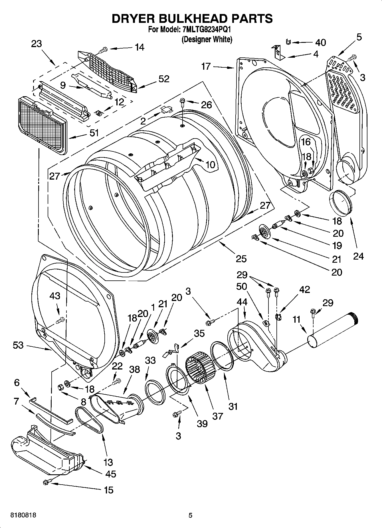 04 - DRYER BULKHEAD PARTS