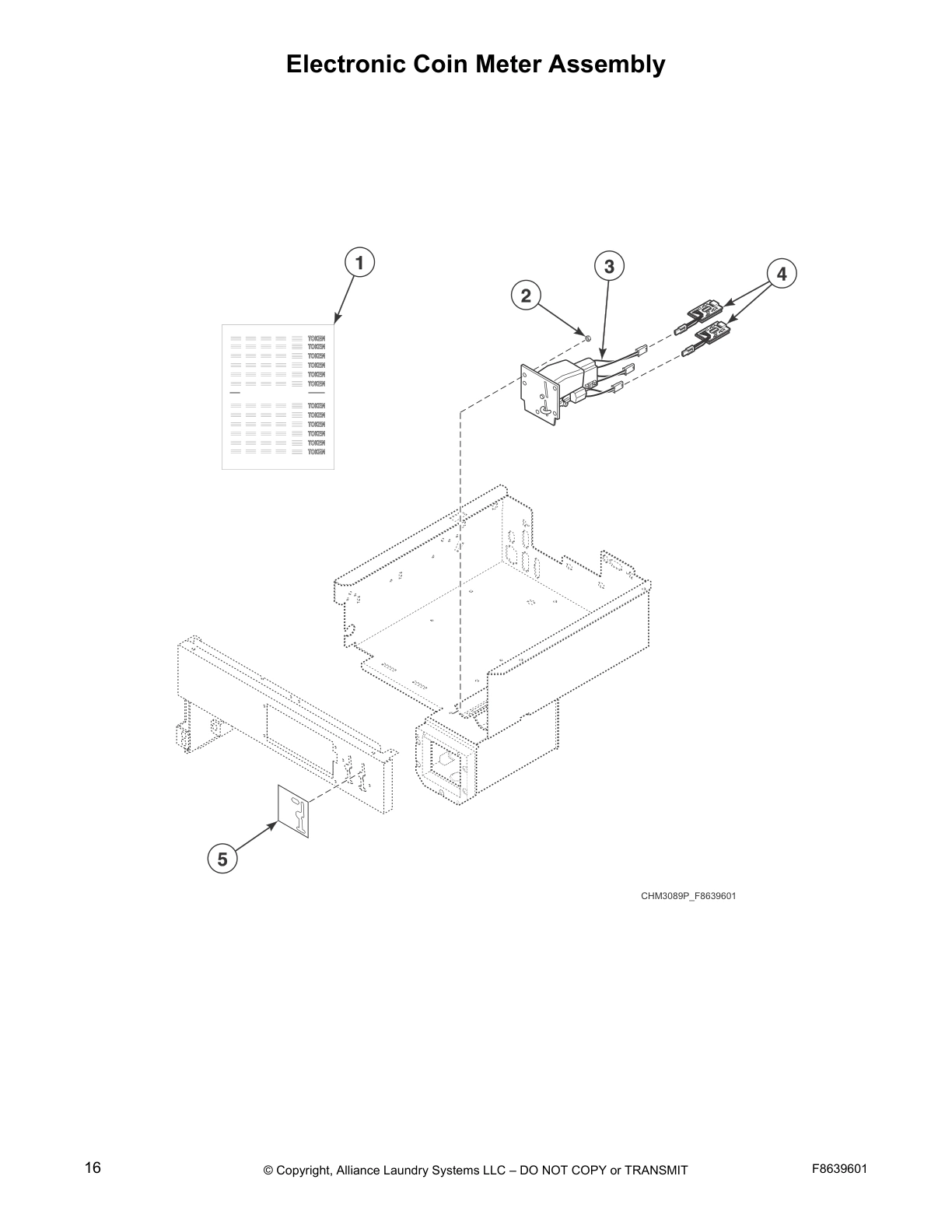 Electronic Coin Meter Assembly