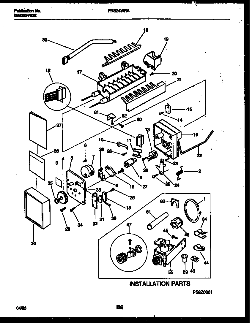 11 - ICE MAKER AND INSTALLATION PARTS