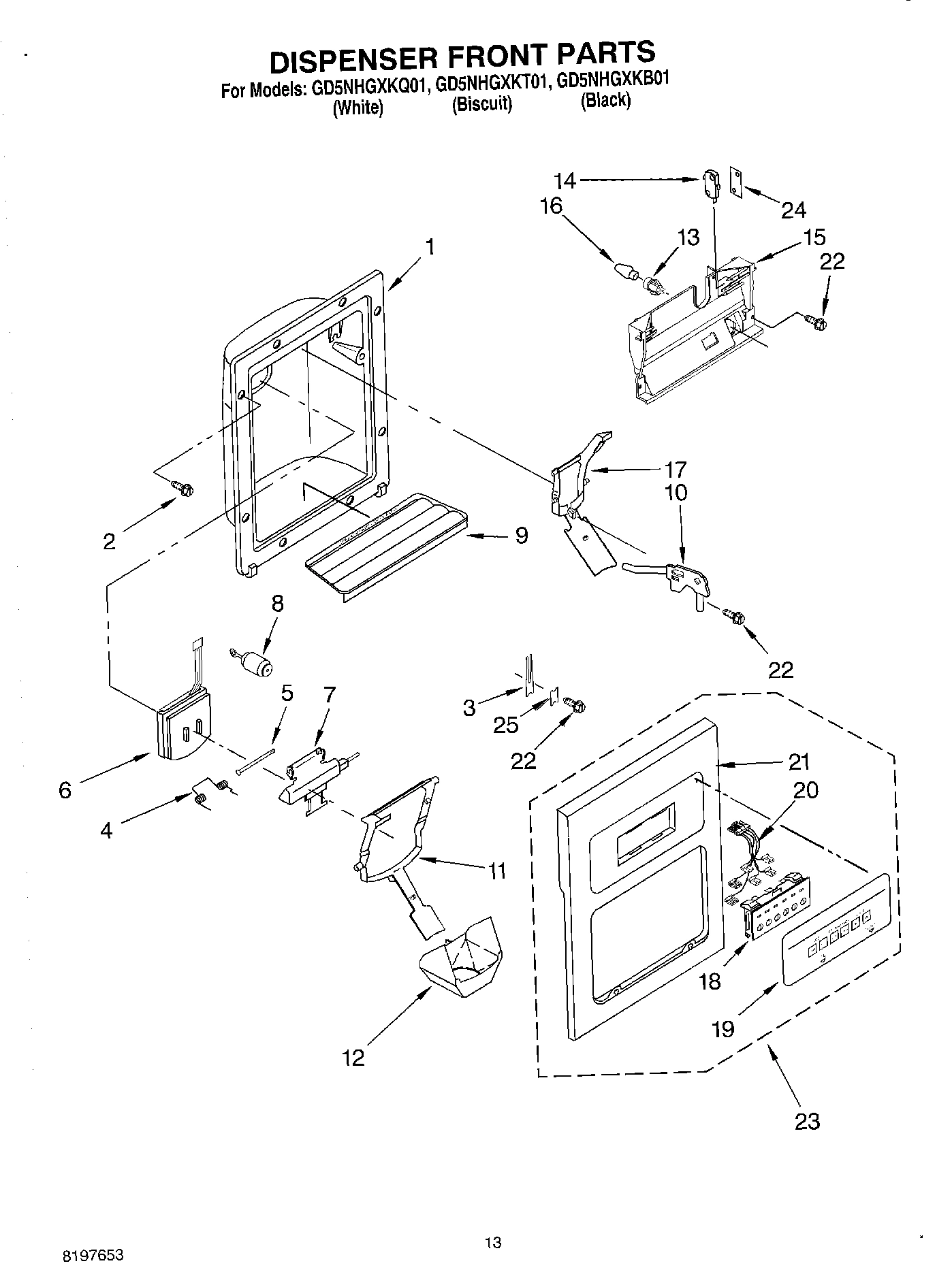 08 - DISPENSER FRONT