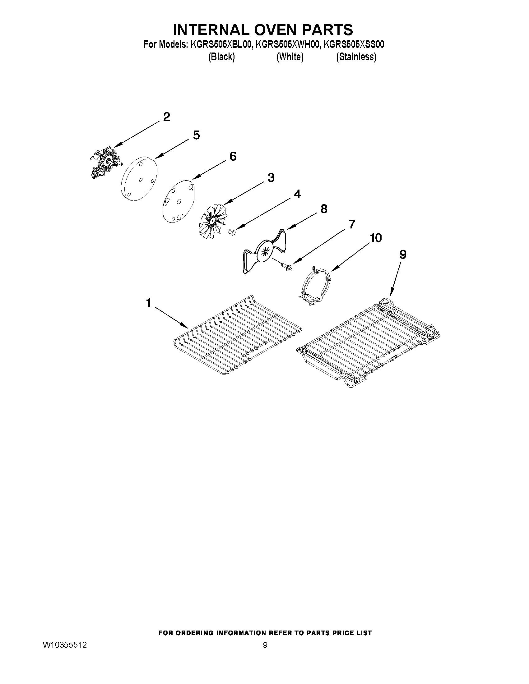 07 - INTERNAL OVEN PARTS