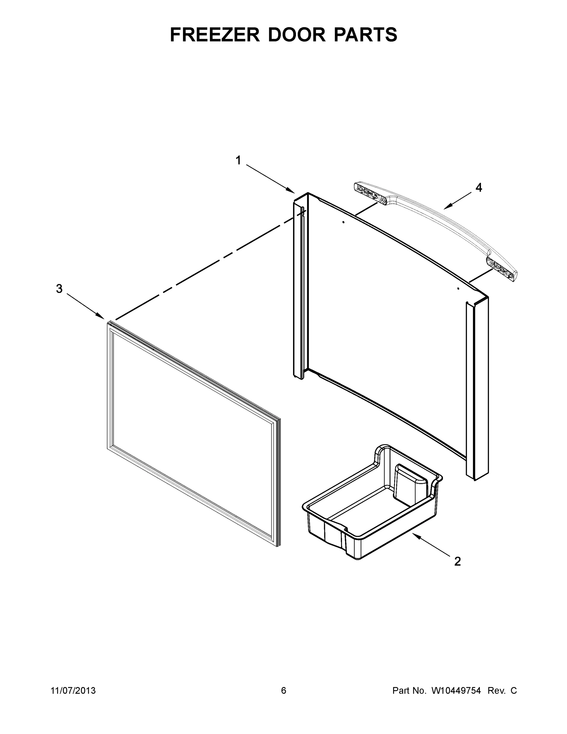 04 - FREEZER DOOR PARTS
