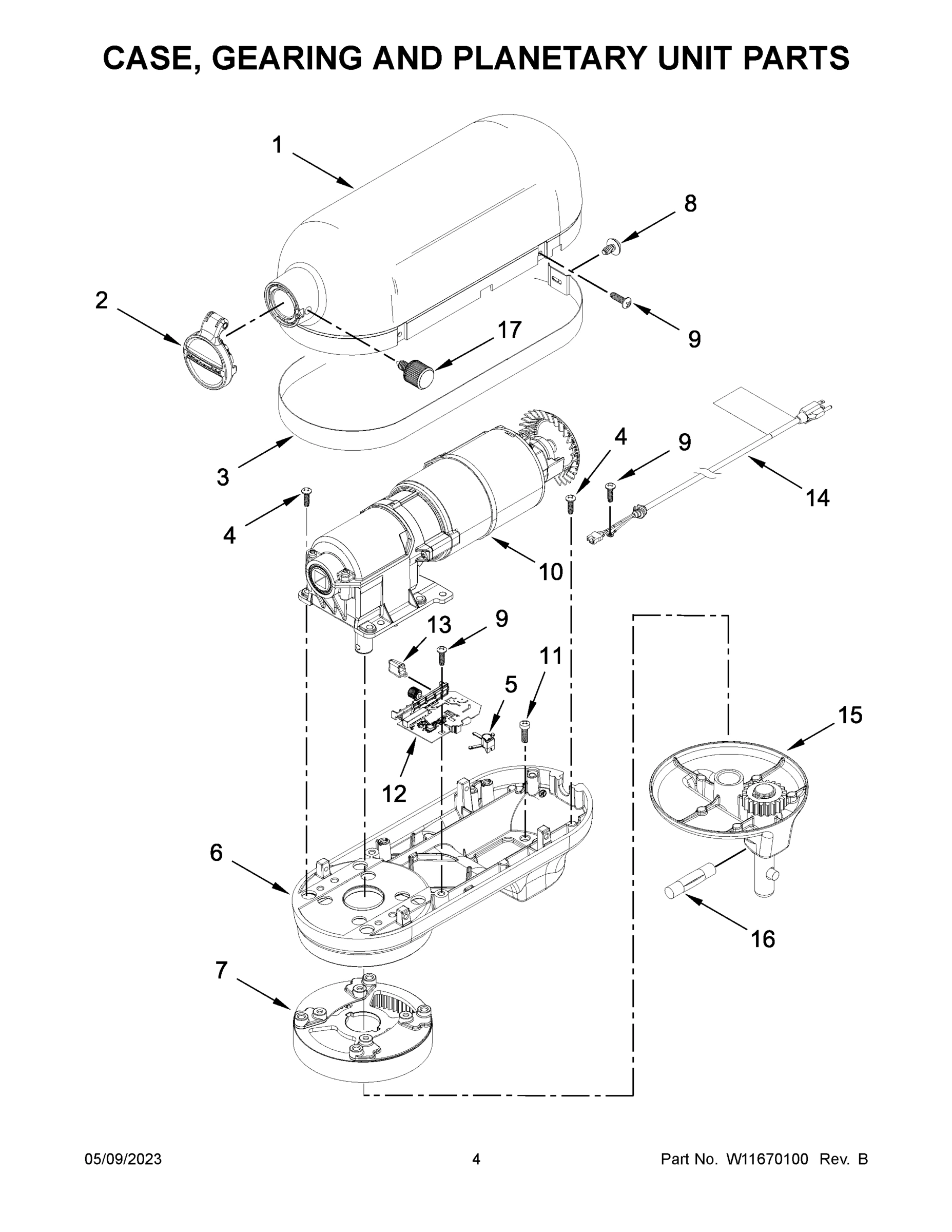 03 - CASE, GEARING AND PLANETARY UNIT PARTS