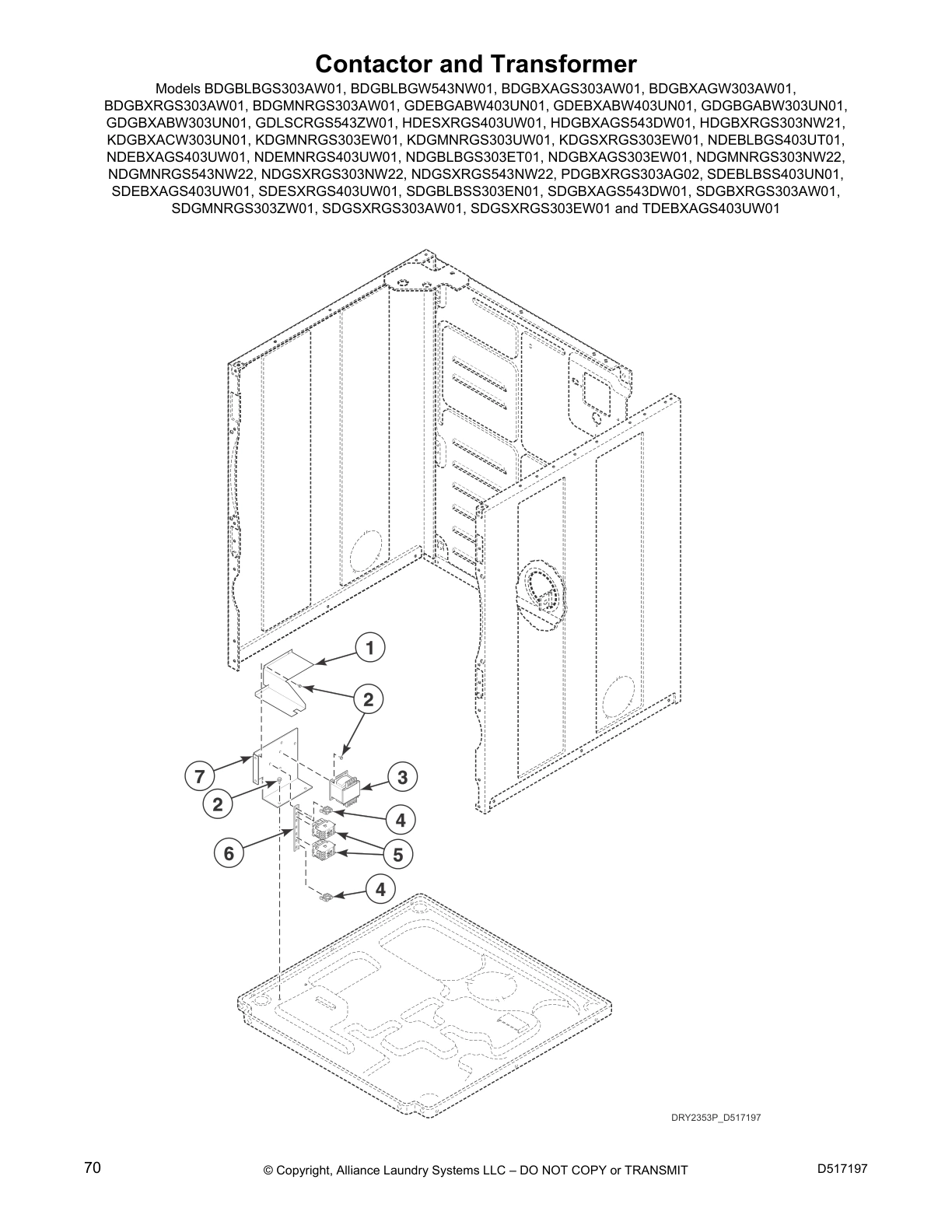 Contactor and Transformer