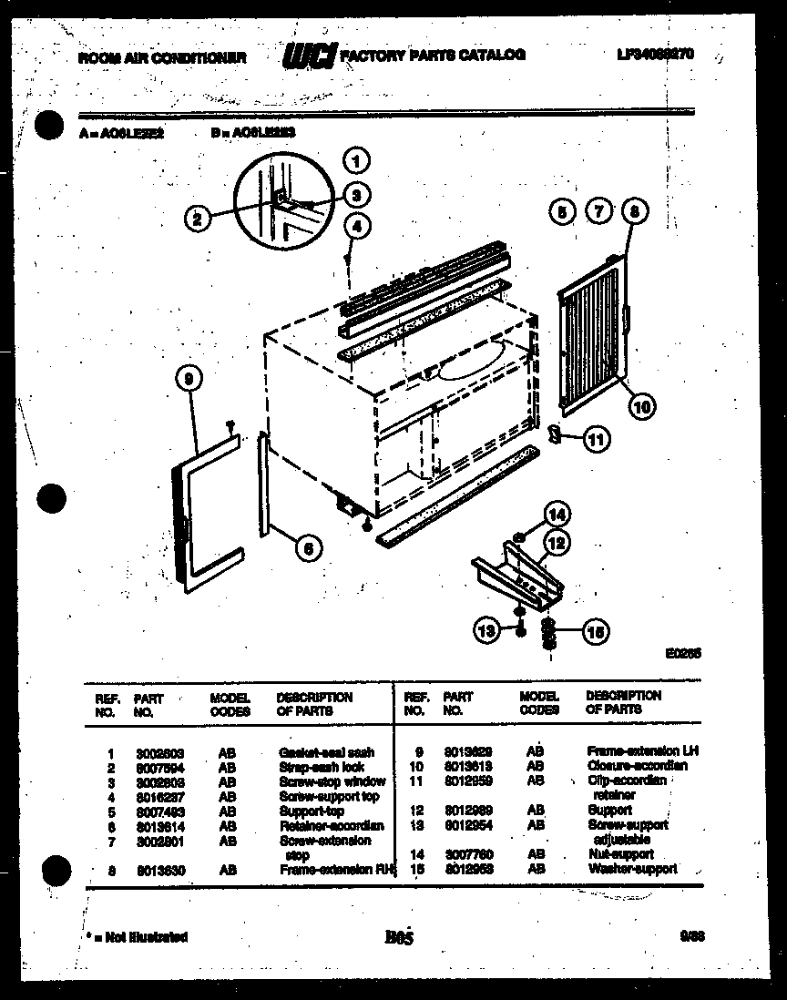 07 - WINDOW MOUNTING PARTS