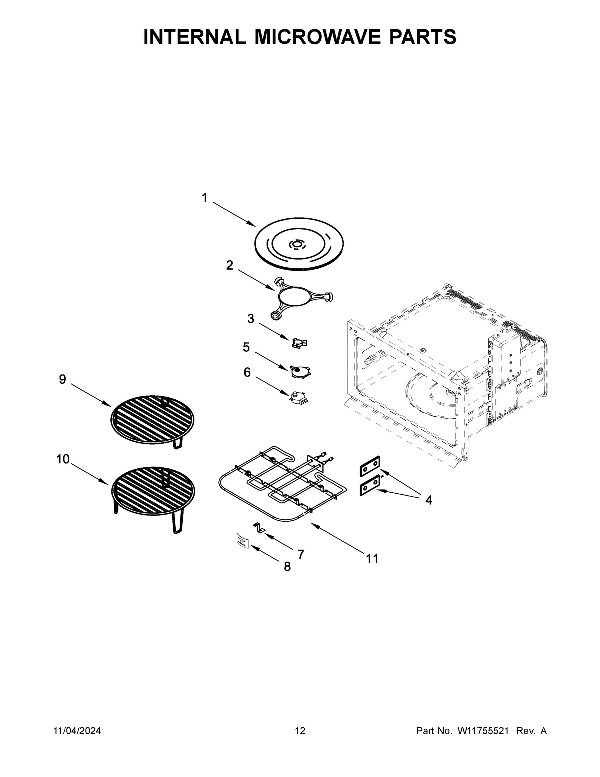 07 - INTERNAL MICROWAVE PARTS