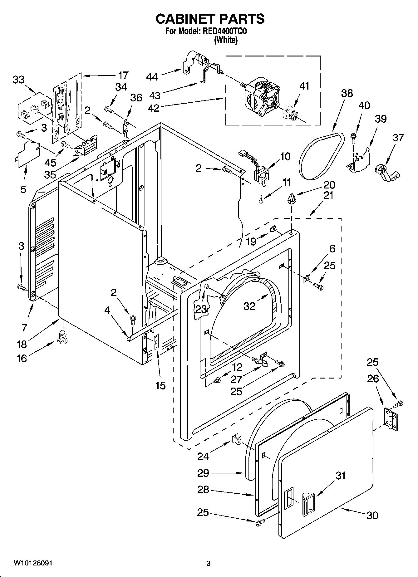 02 - CABINET PARTS