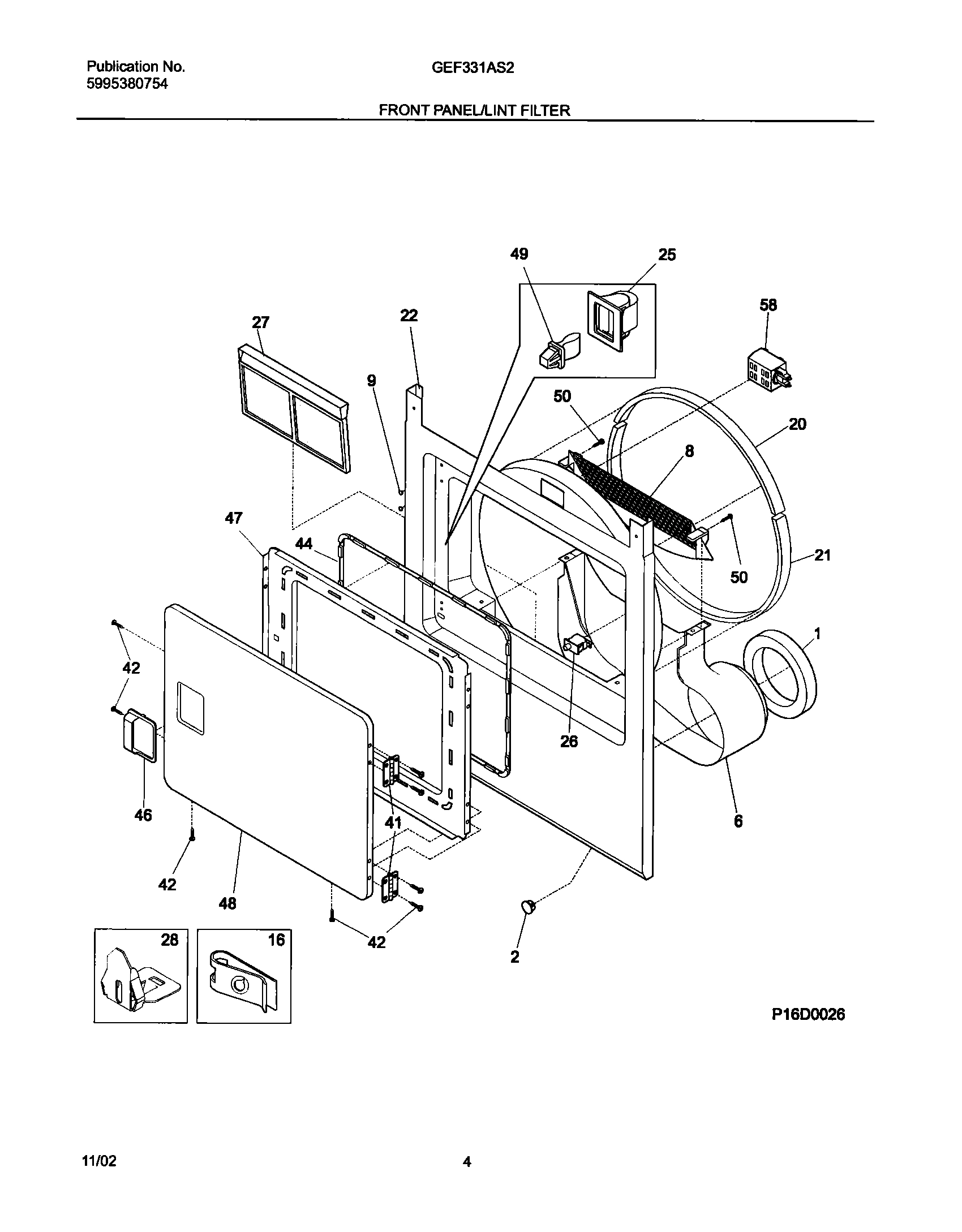 05 - FRONT PANEL/LINT FILTER