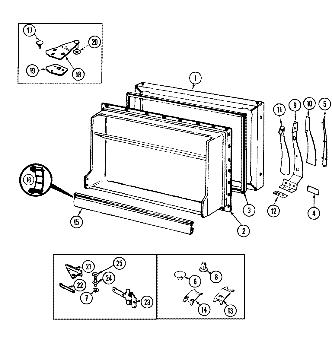 02 - FREEZER DOOR