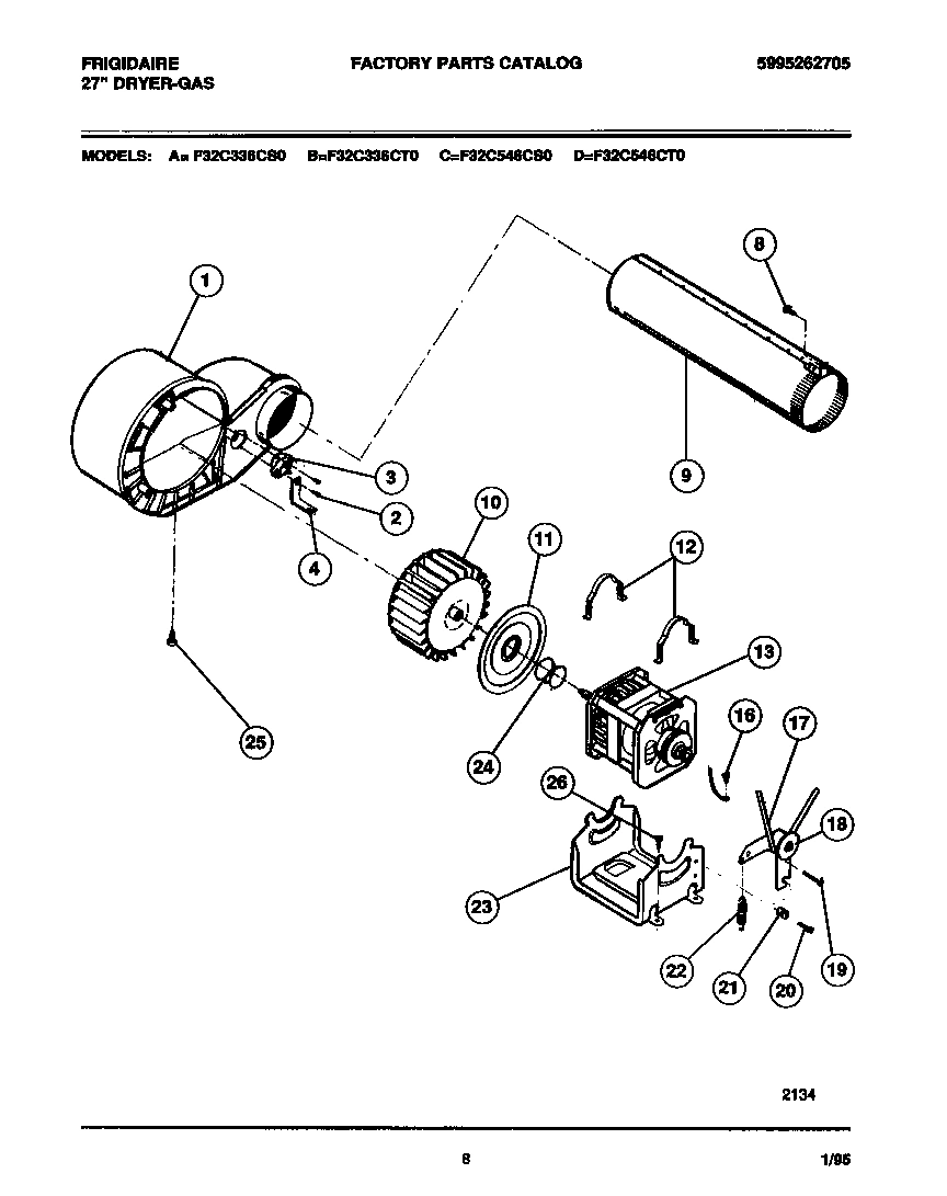 05 - MOTOR, FAN HSG., EXHAUST DUCT