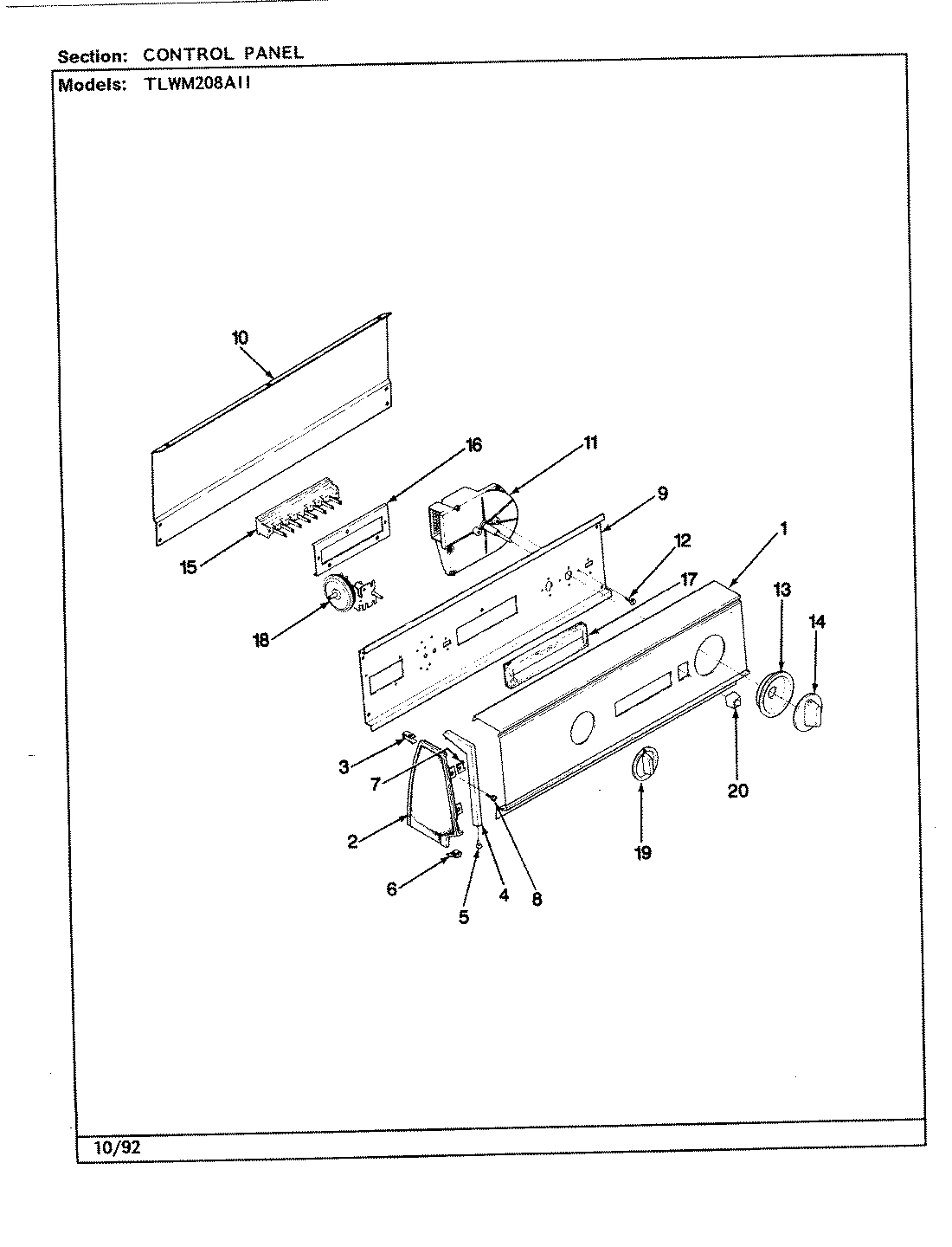 04 - CONTROL PANEL (REV. F-K)