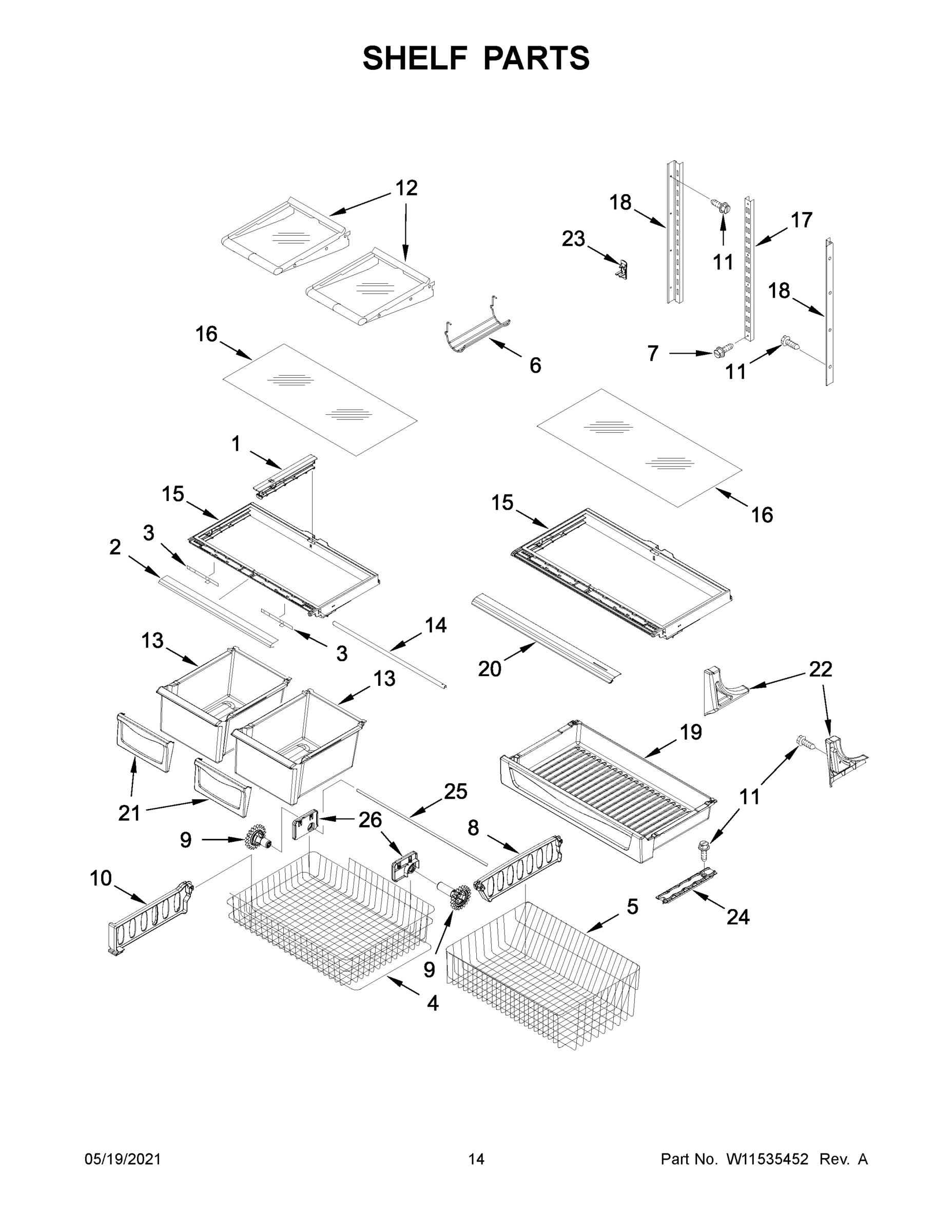 08 - SHELF PARTS