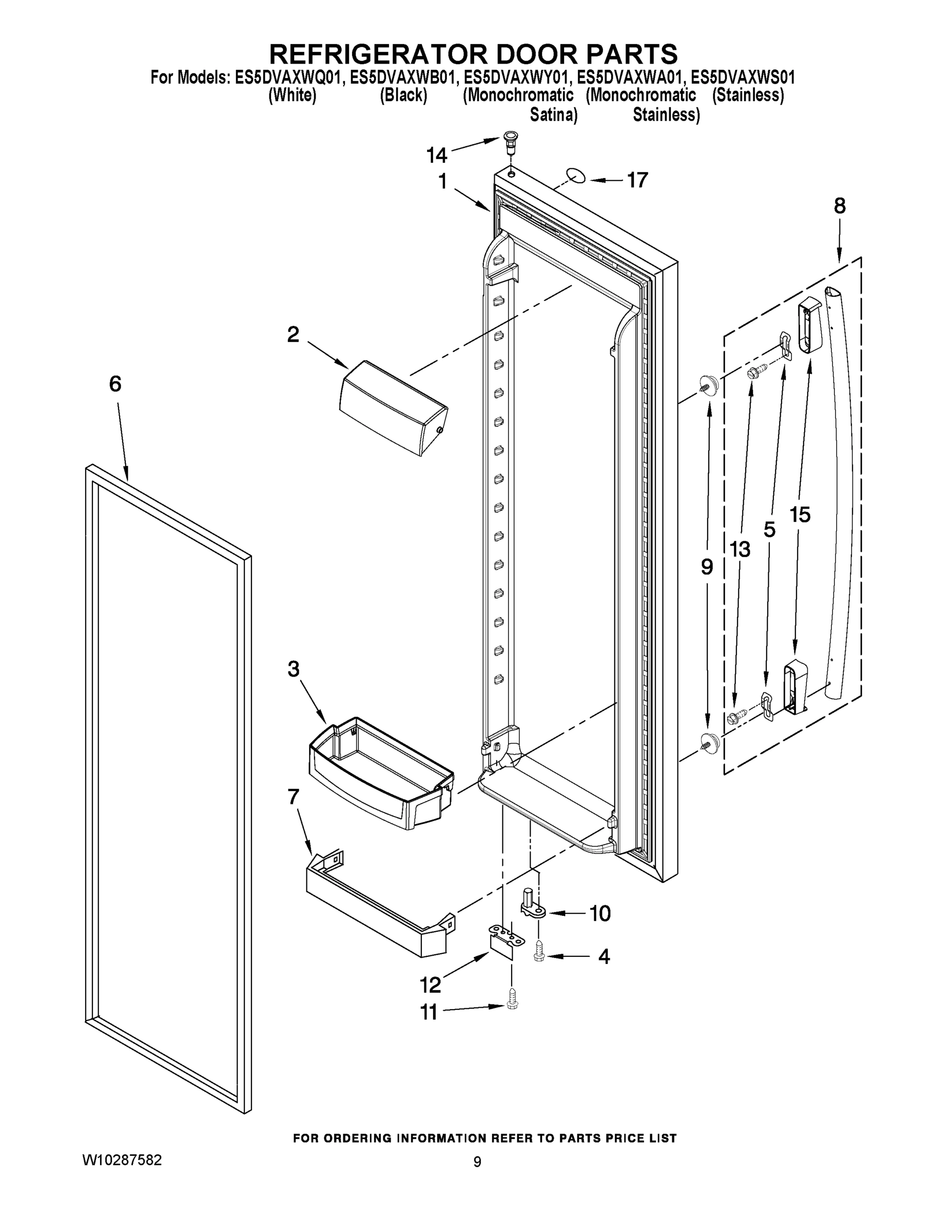 06 - REFRIGERATOR DOOR PARTS