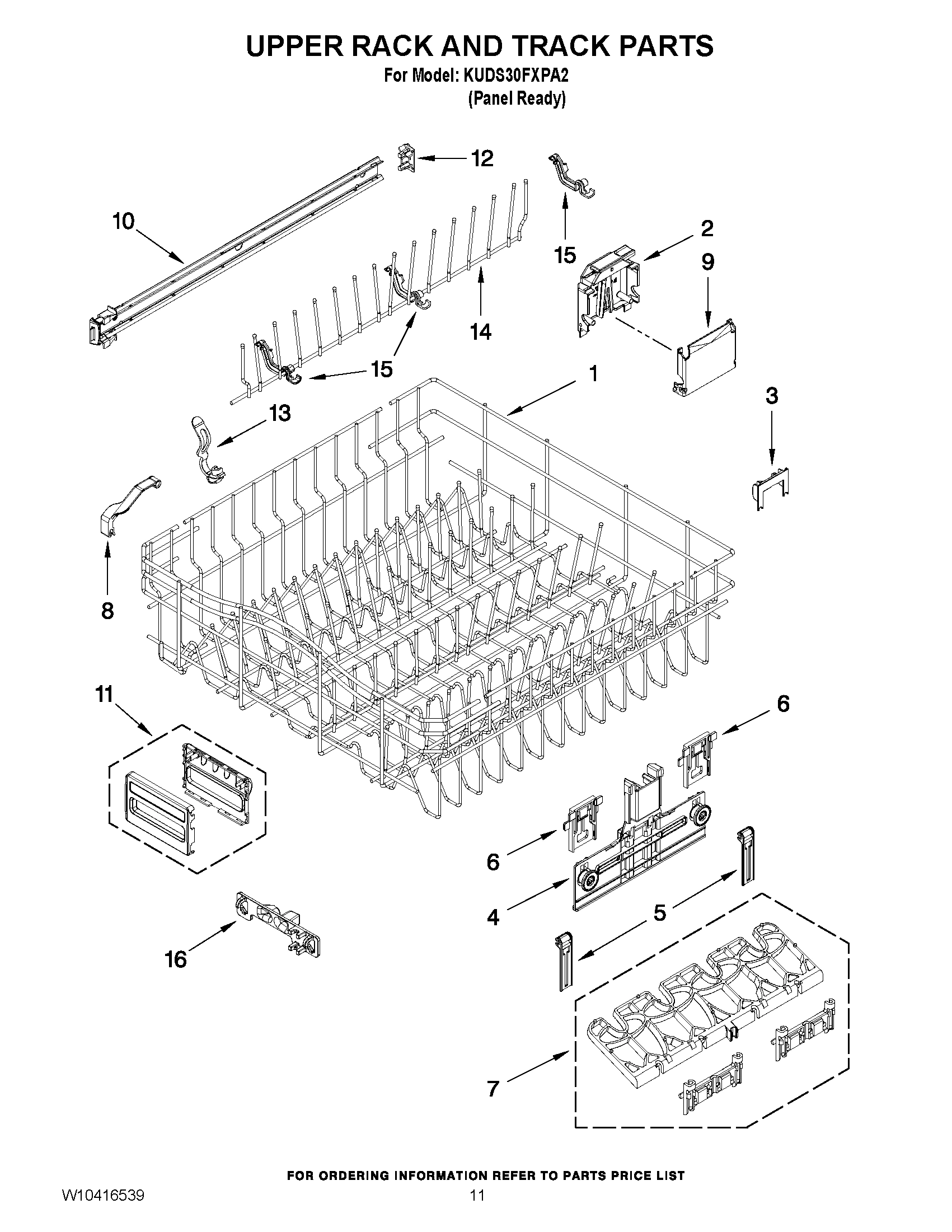 09 - UPPER RACK AND TRACK PARTS