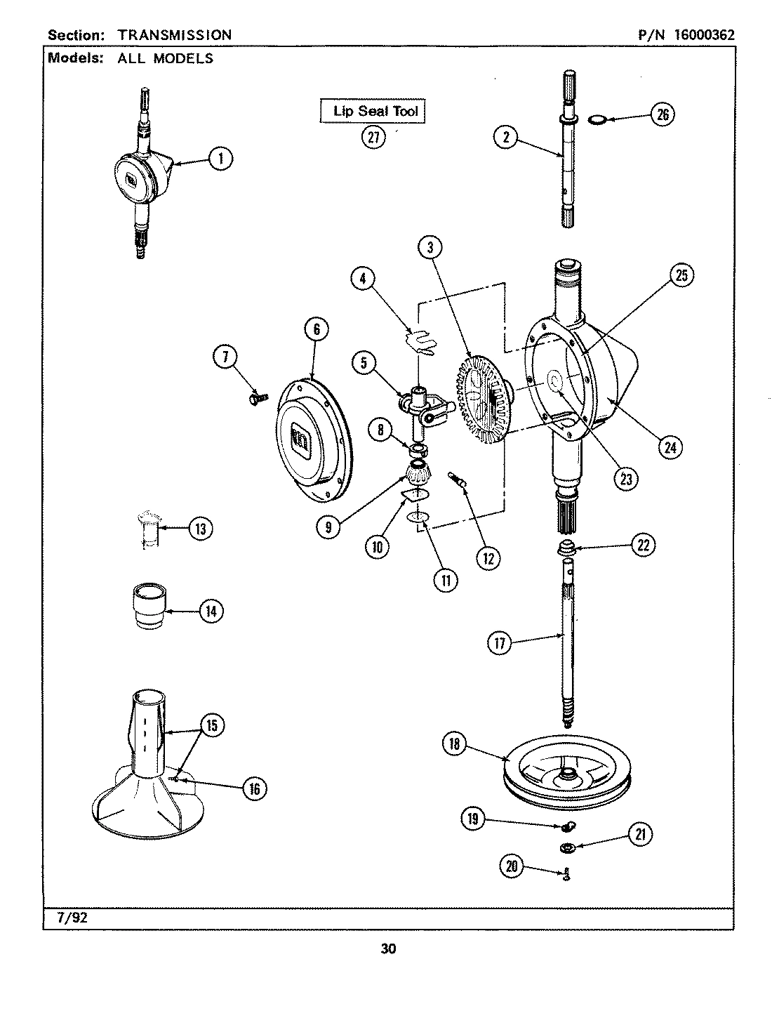 14 - TRANSMISSION (LSE7800ACE,ADE,AEE)